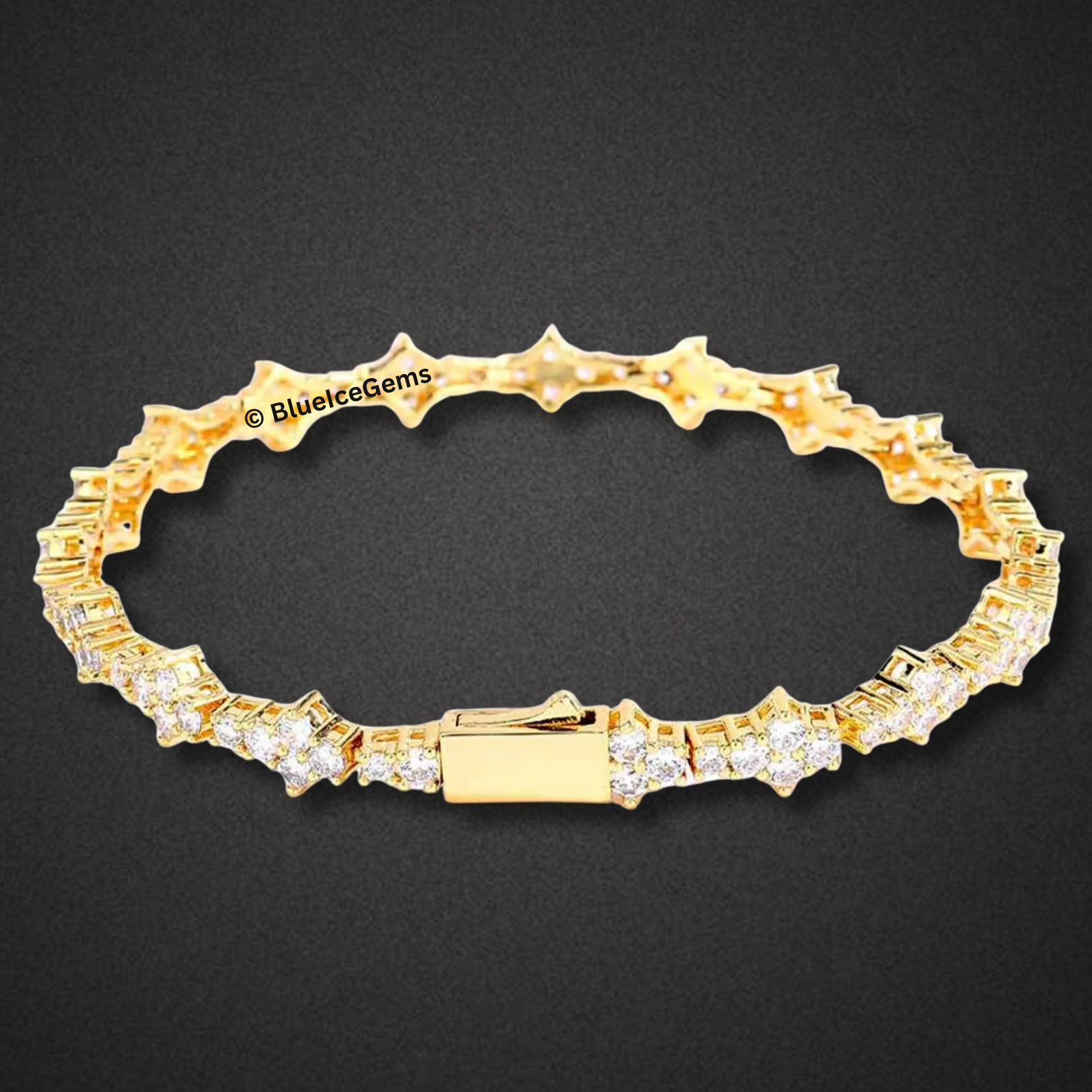 "The Thorn" Iced-Out Diamond Bracelet