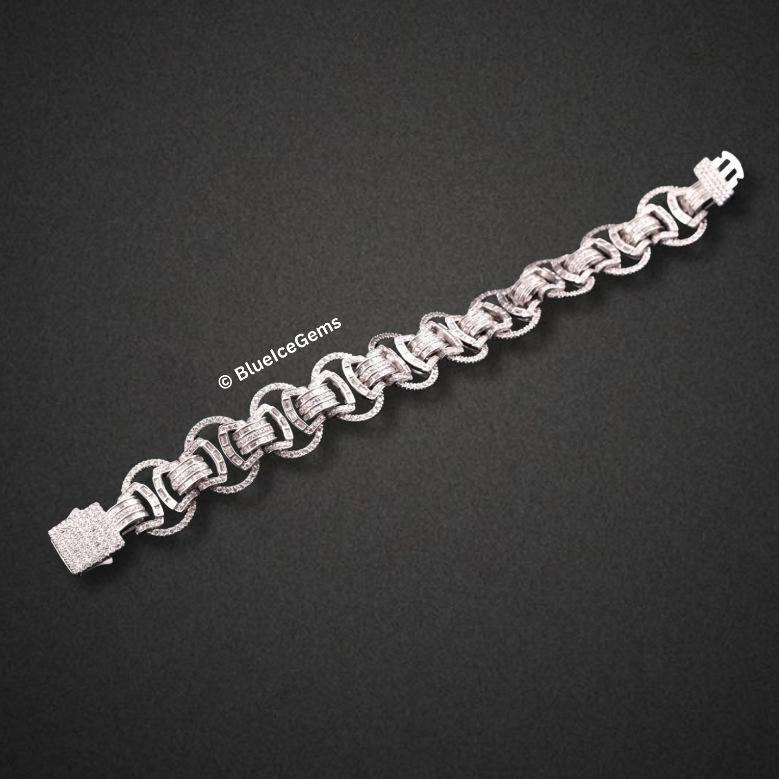 "The Architect" Iced Out Link Bracelet