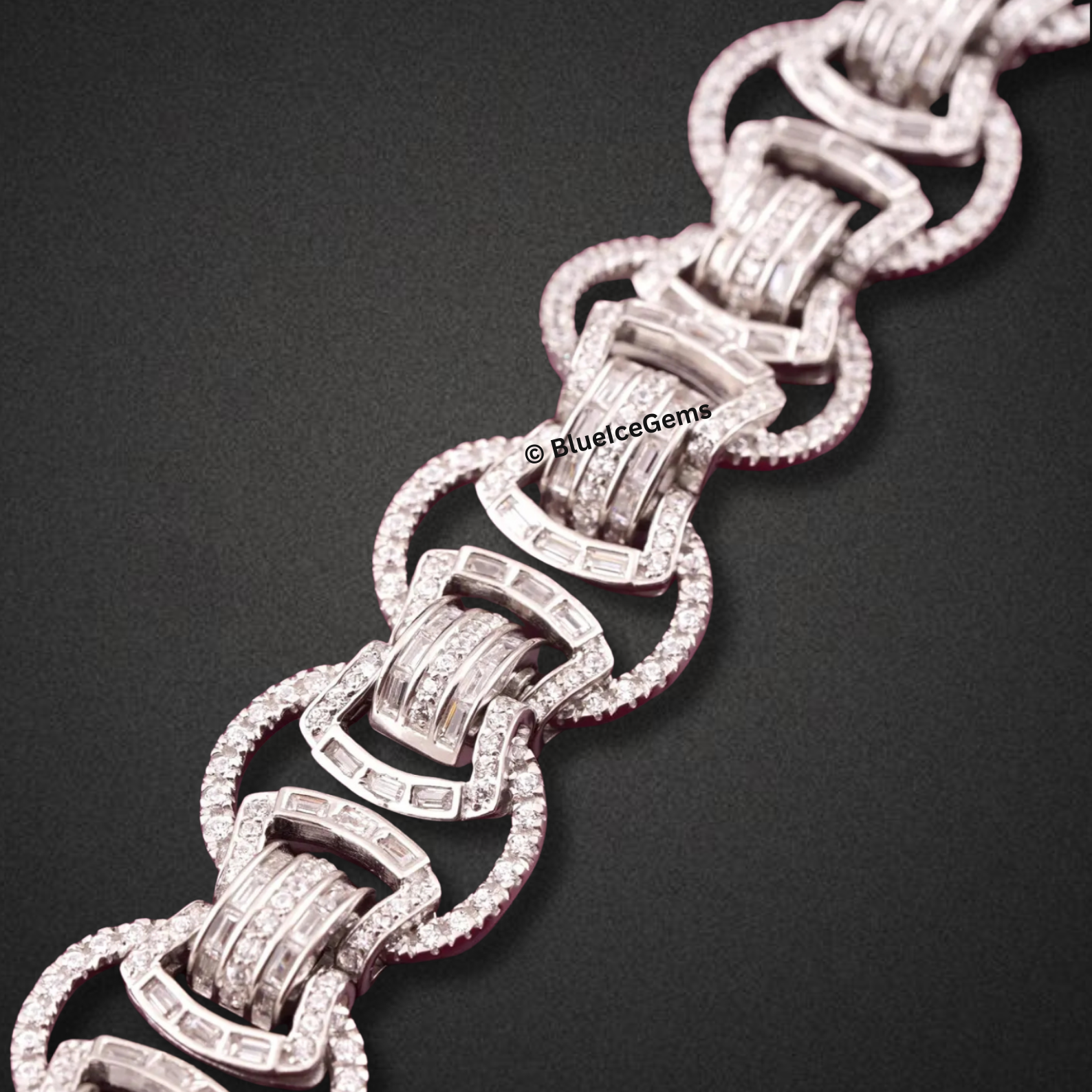 "The Architect" Iced Out Link Bracelet