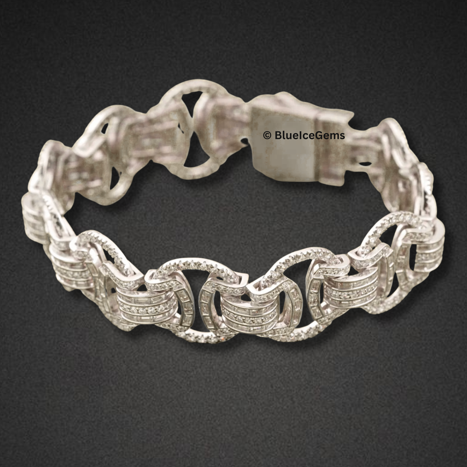 "The Architect" Iced Out Link Bracelet