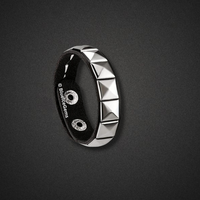 Studded Pyramid Leather Bracelet