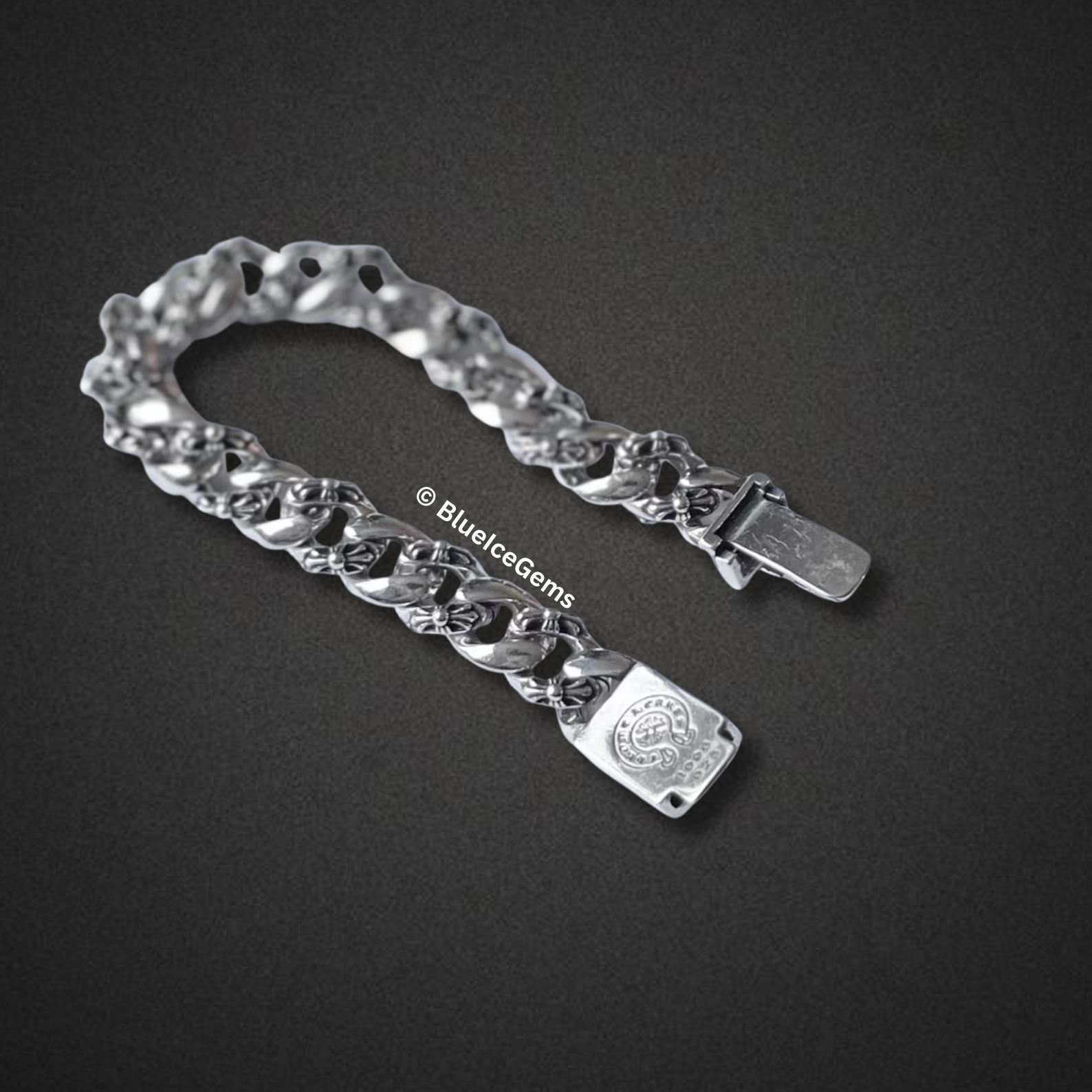 "The Cross" Chrome Hearts-Style Bracelet