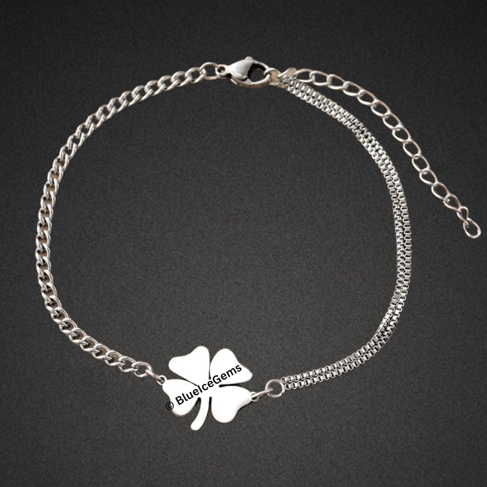 Lucky Clover Chain Bracelet
