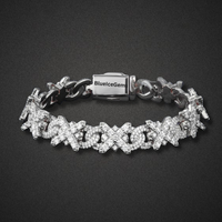 The "XOXO" Iced-Out Kiss & Tell Bracelet