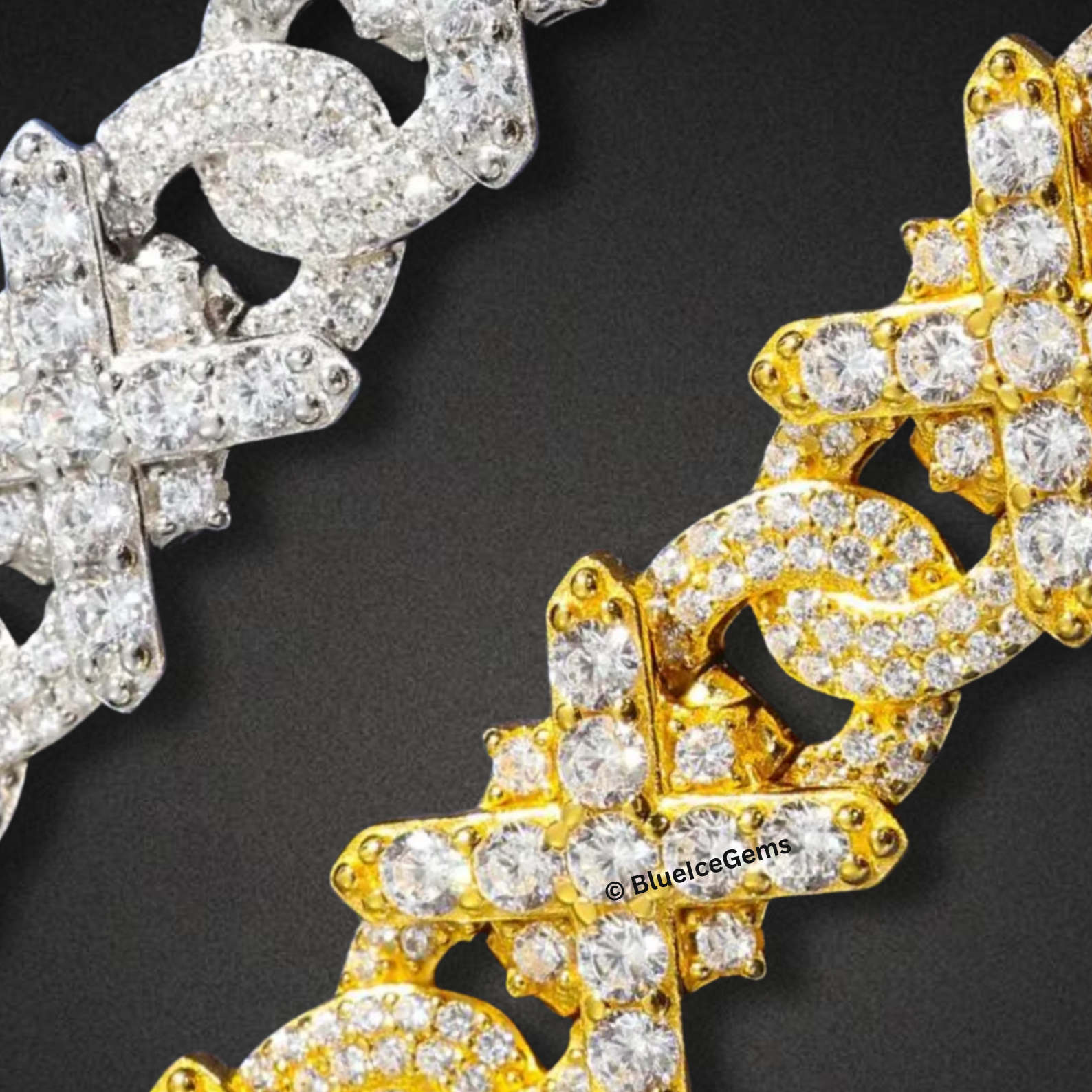 The "XOXO" Iced-Out Kiss & Tell Bracelet