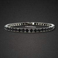 Black Diamond Tennis Bracelet