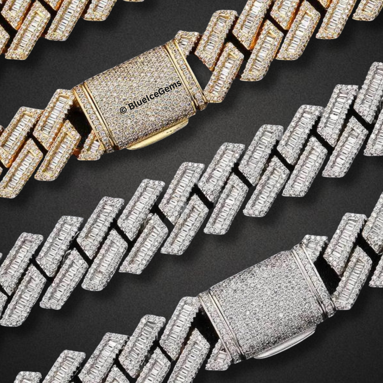 Iced-Out Spiked Miami Cuban Link Bracelet