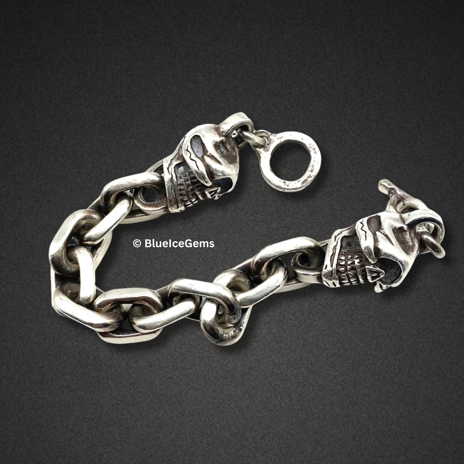The "Lion Heart" Curb Chain Bracelet