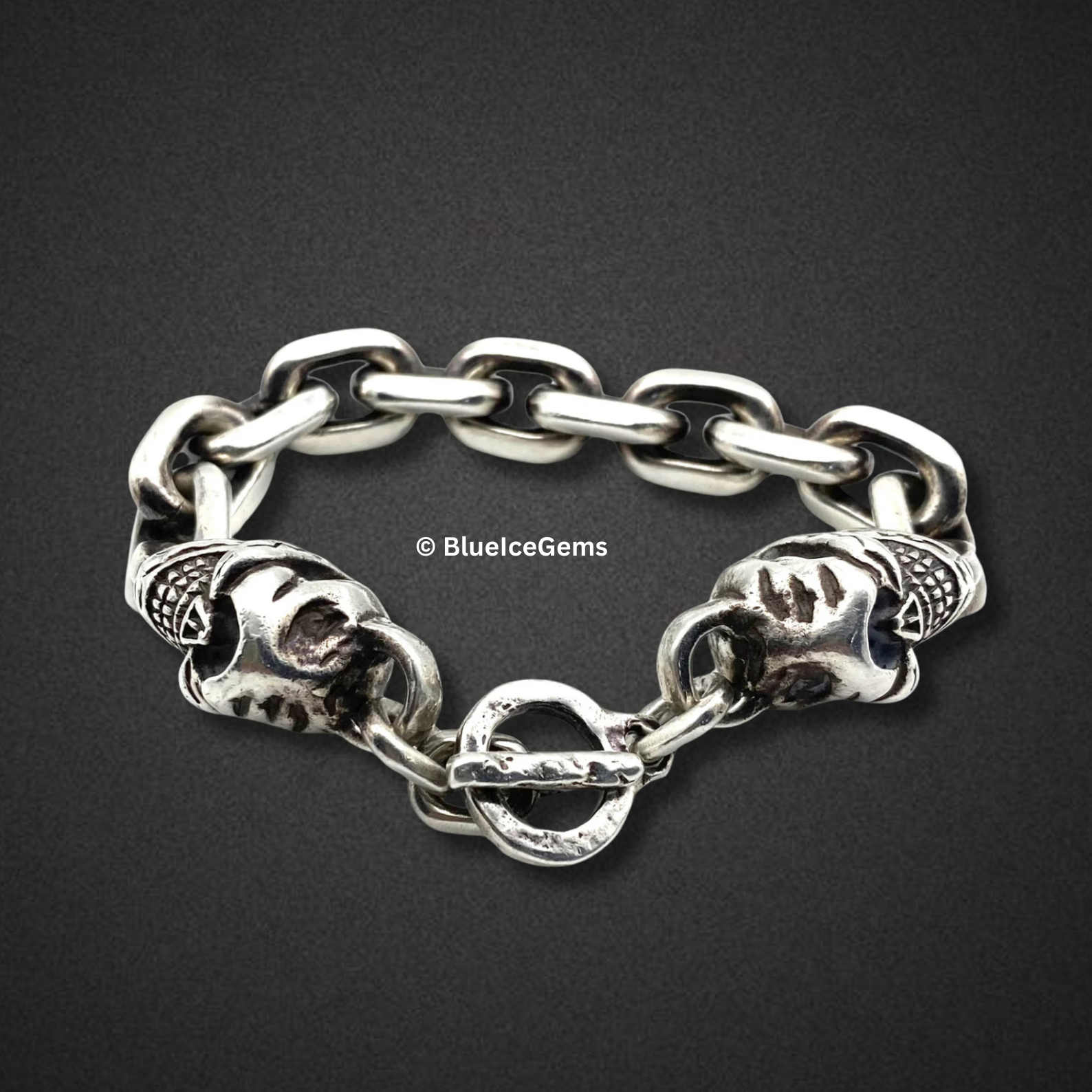 The "Lion Heart" Curb Chain Bracelet