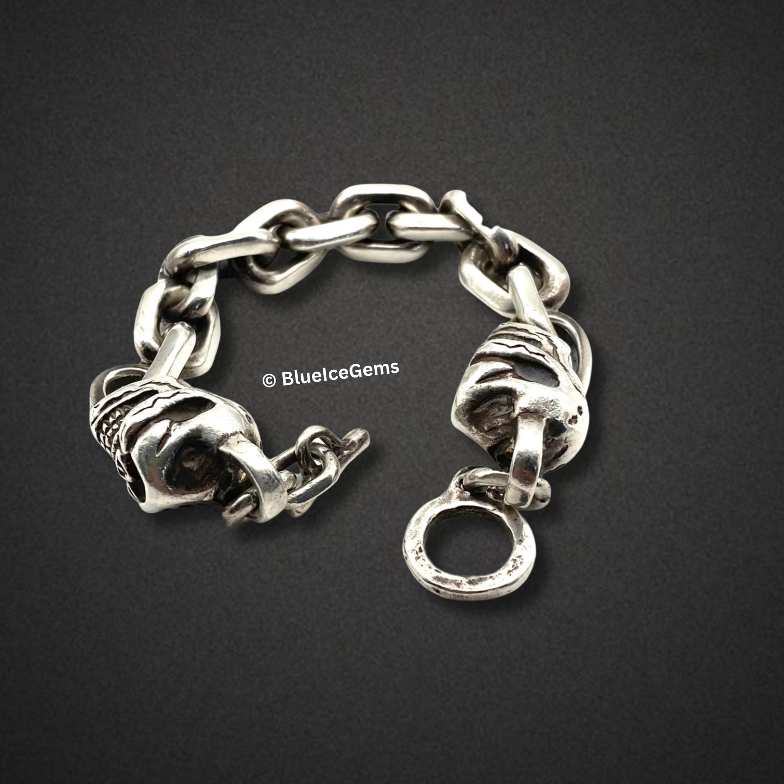 The "Lion Heart" Curb Chain Bracelet