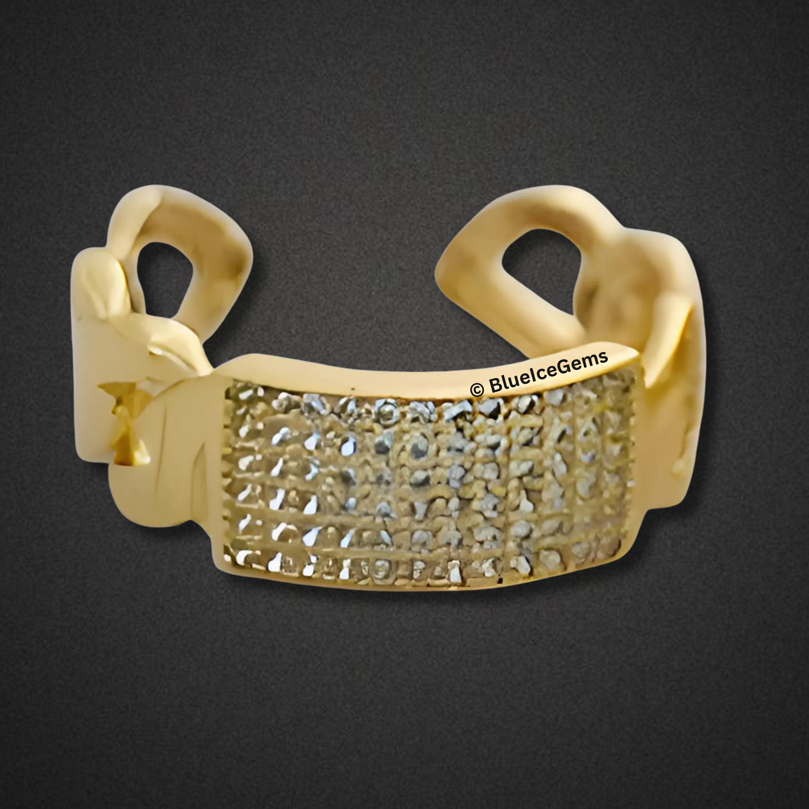 Iced-Out Polished & Hollow Miami Cuban Link Bracelet