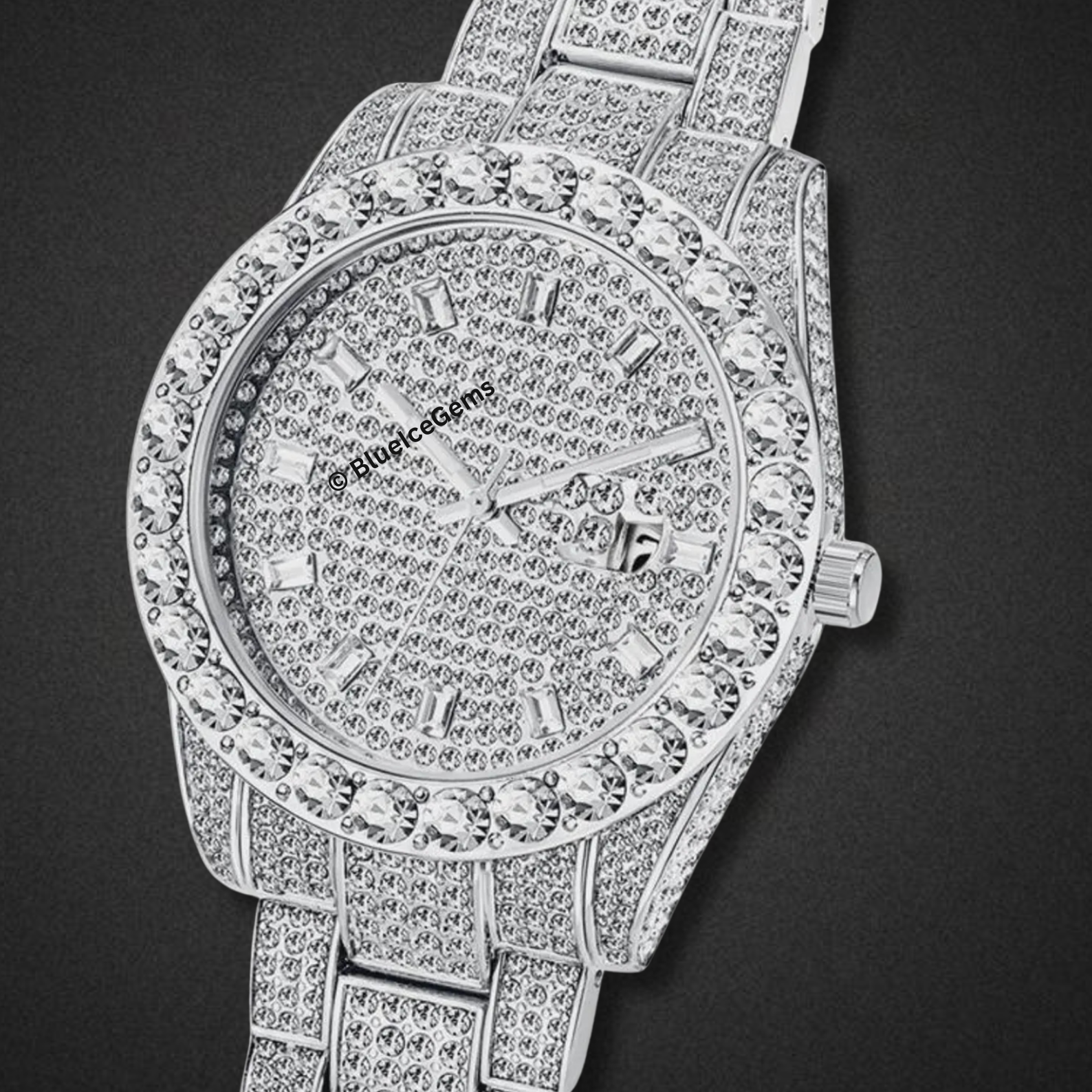 The "Latest Drip" Diamond Watch