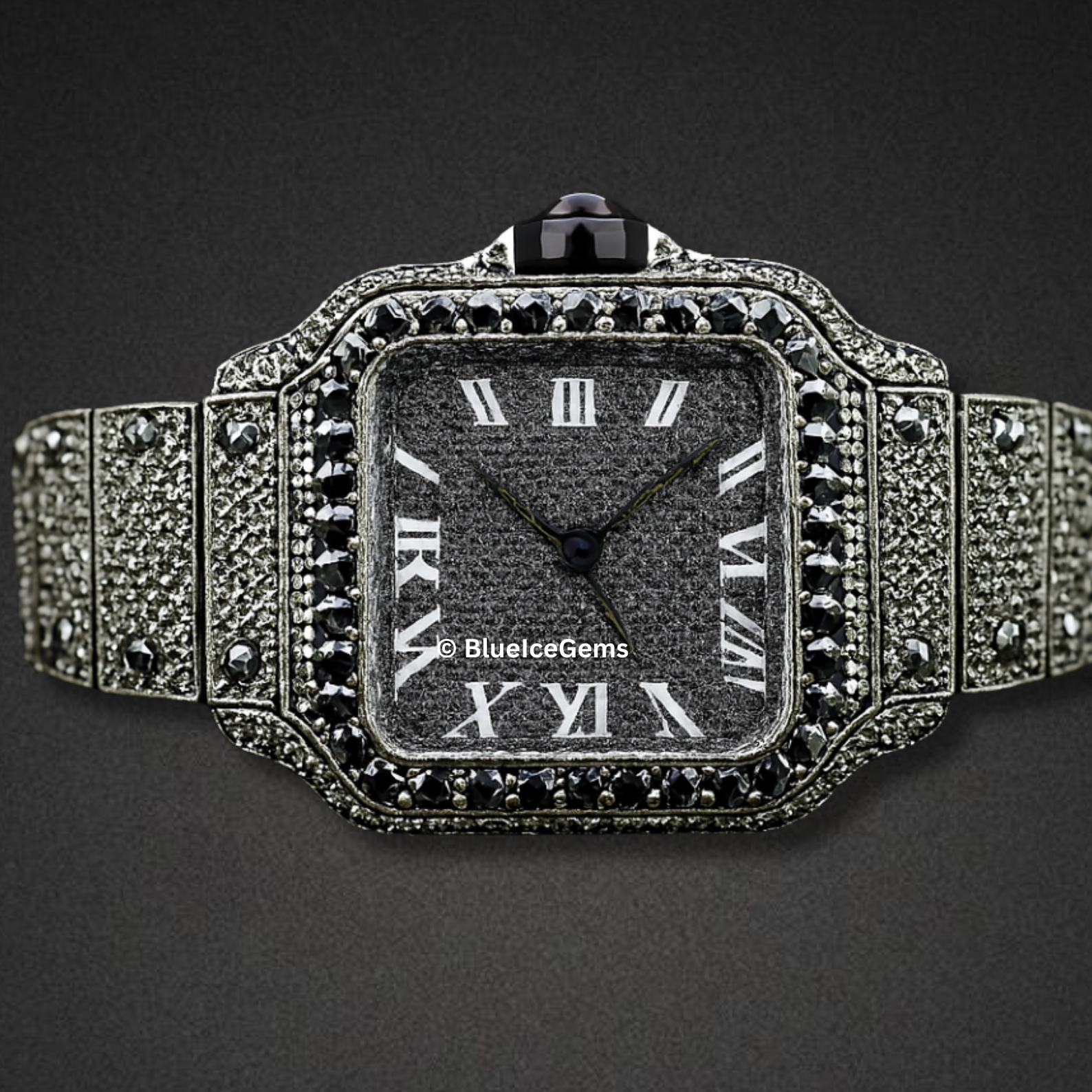 The "Obsidian Radiance" Diamond Watch