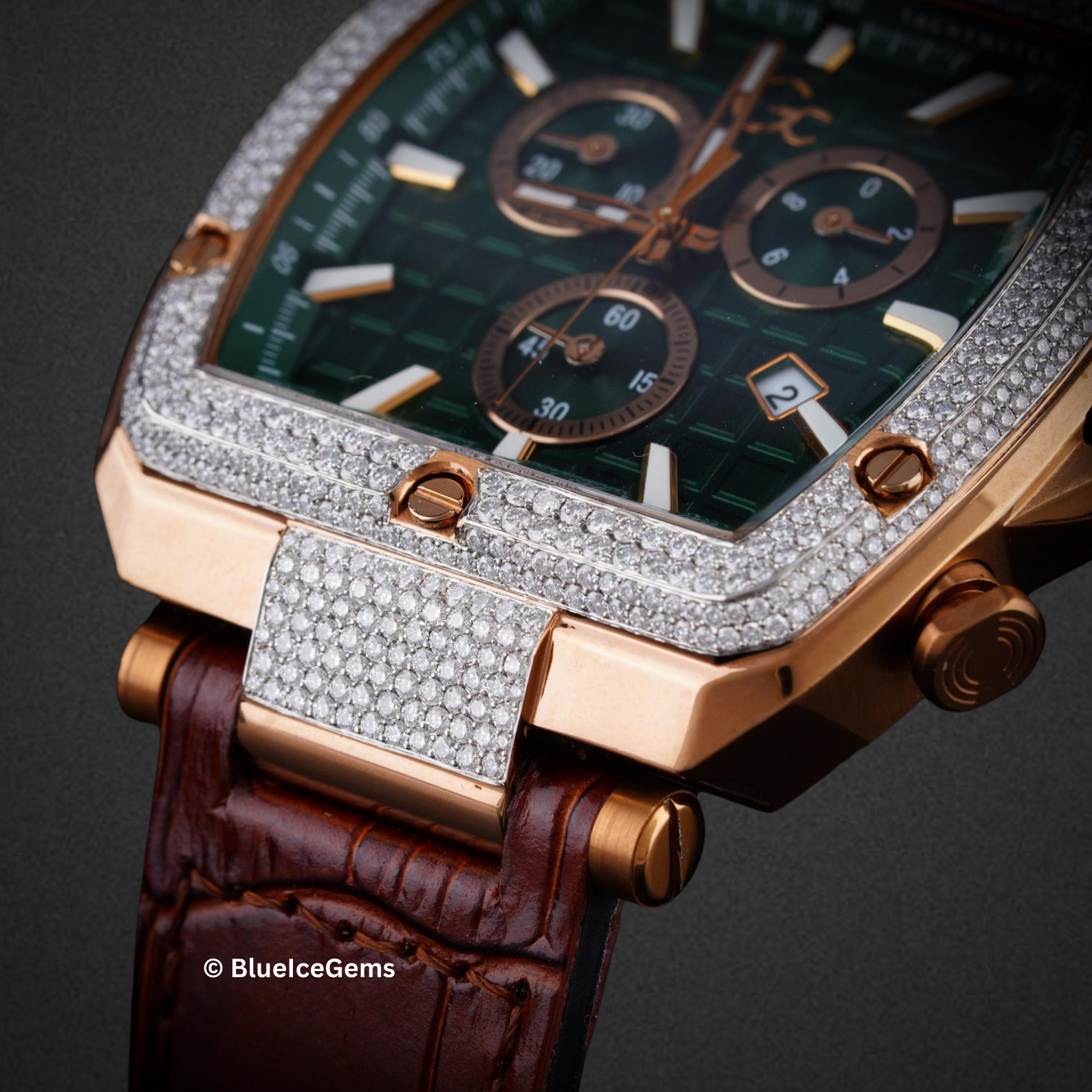 The "Gilded Chronos" Diamond Watch