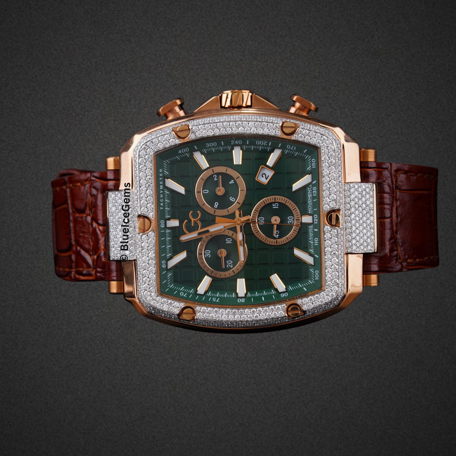 The "Gilded Chronos" Diamond Watch