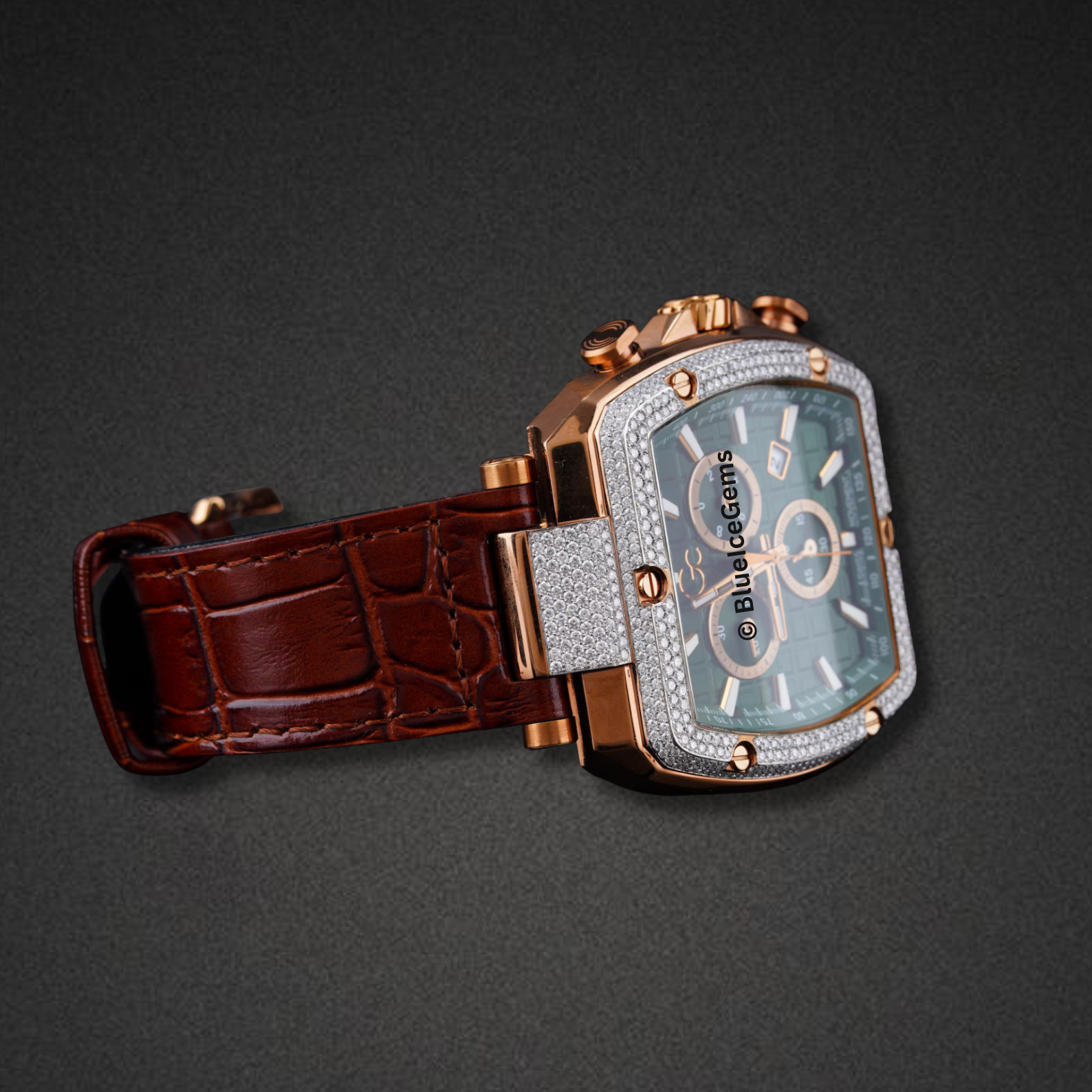 The "Gilded Chronos" Diamond Watch