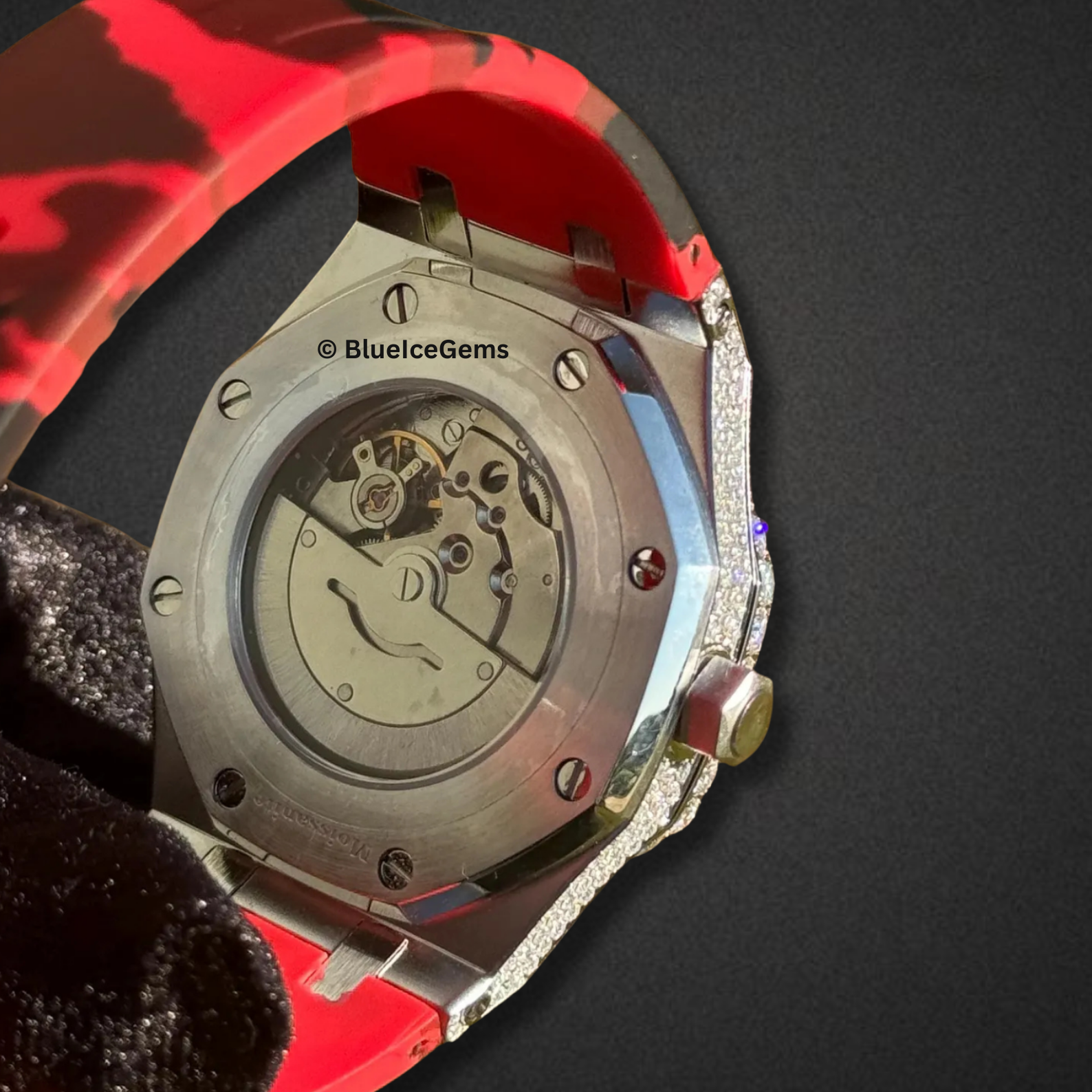 The "Camo Drip" Diamond Watch