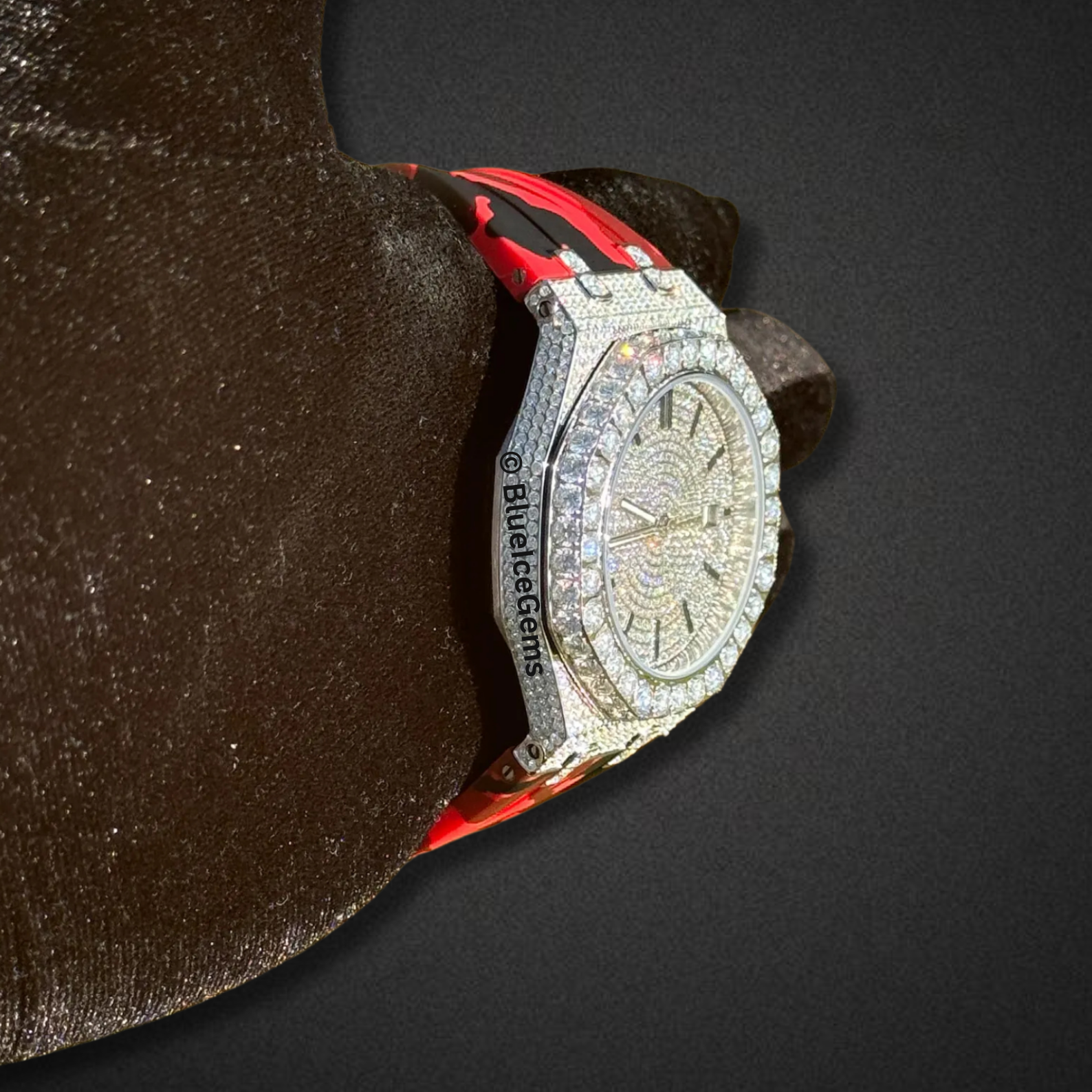 The "Camo Drip" Diamond Watch