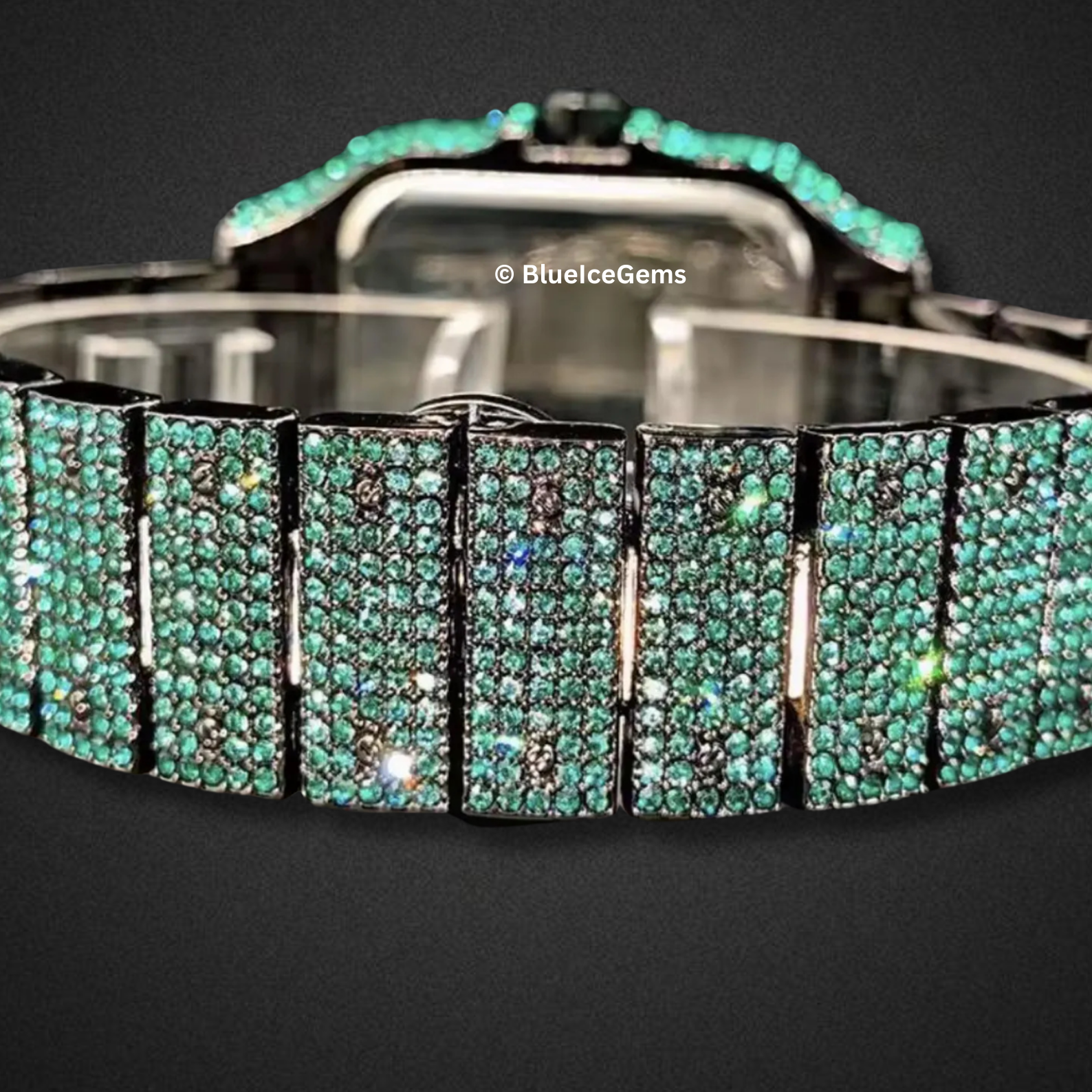The "Emerald Sentinel" Diamond Watch