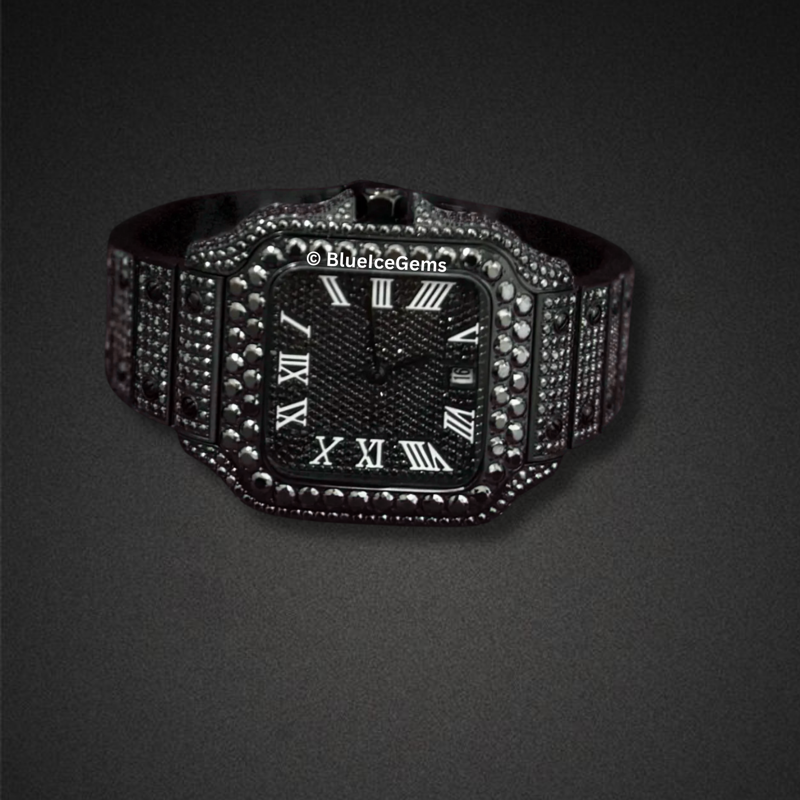The "Obsidian Radiance" Diamond Watch
