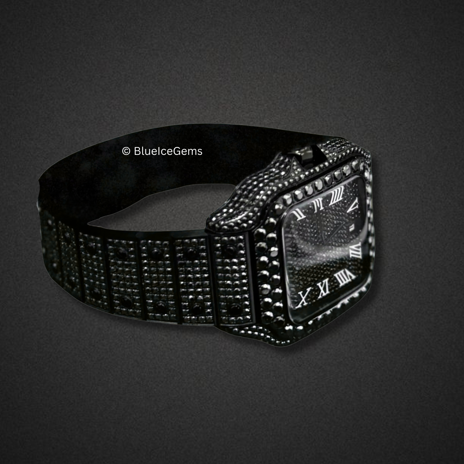 The "Obsidian Radiance" Diamond Watch