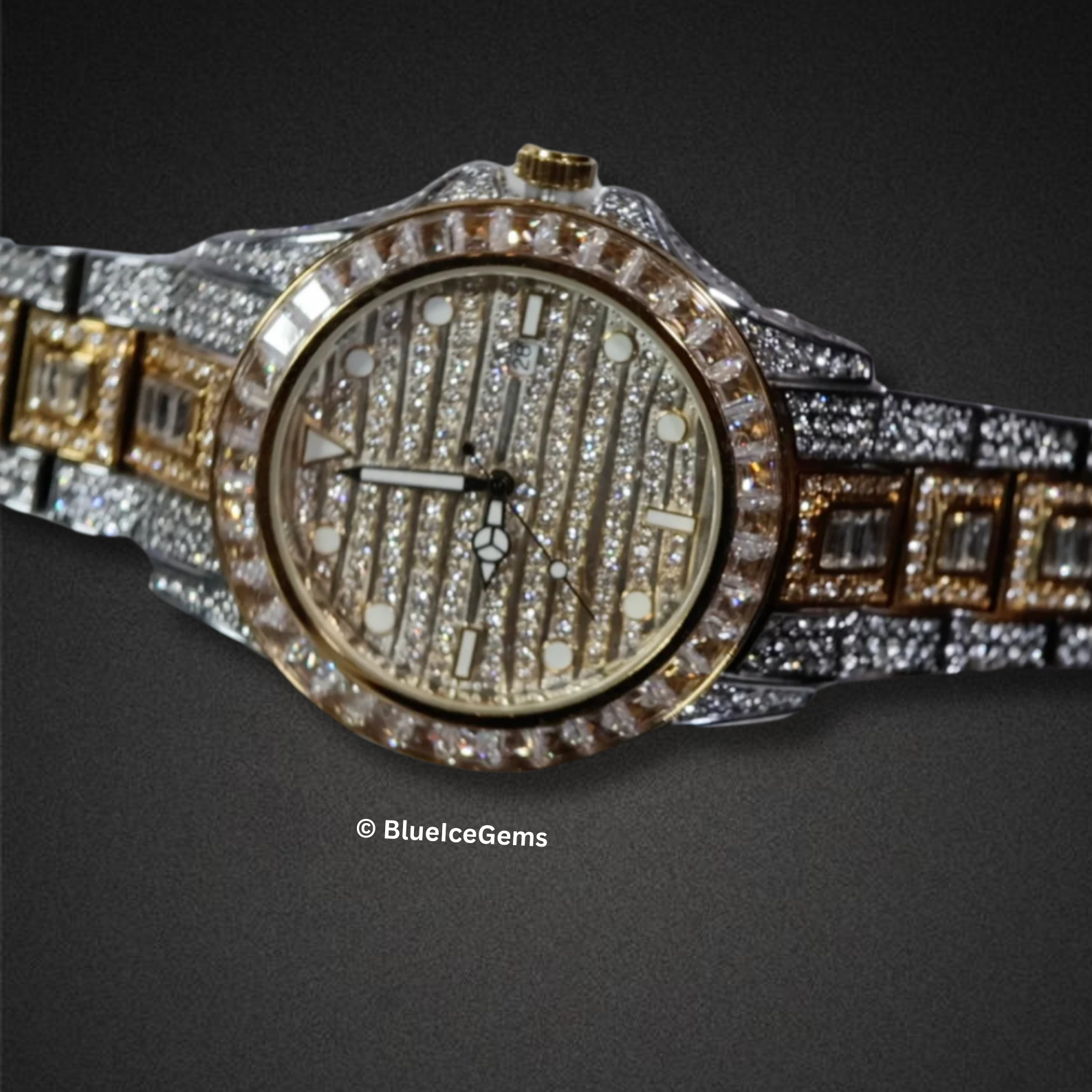 The "Monarch's Radiance" Diamond Watch