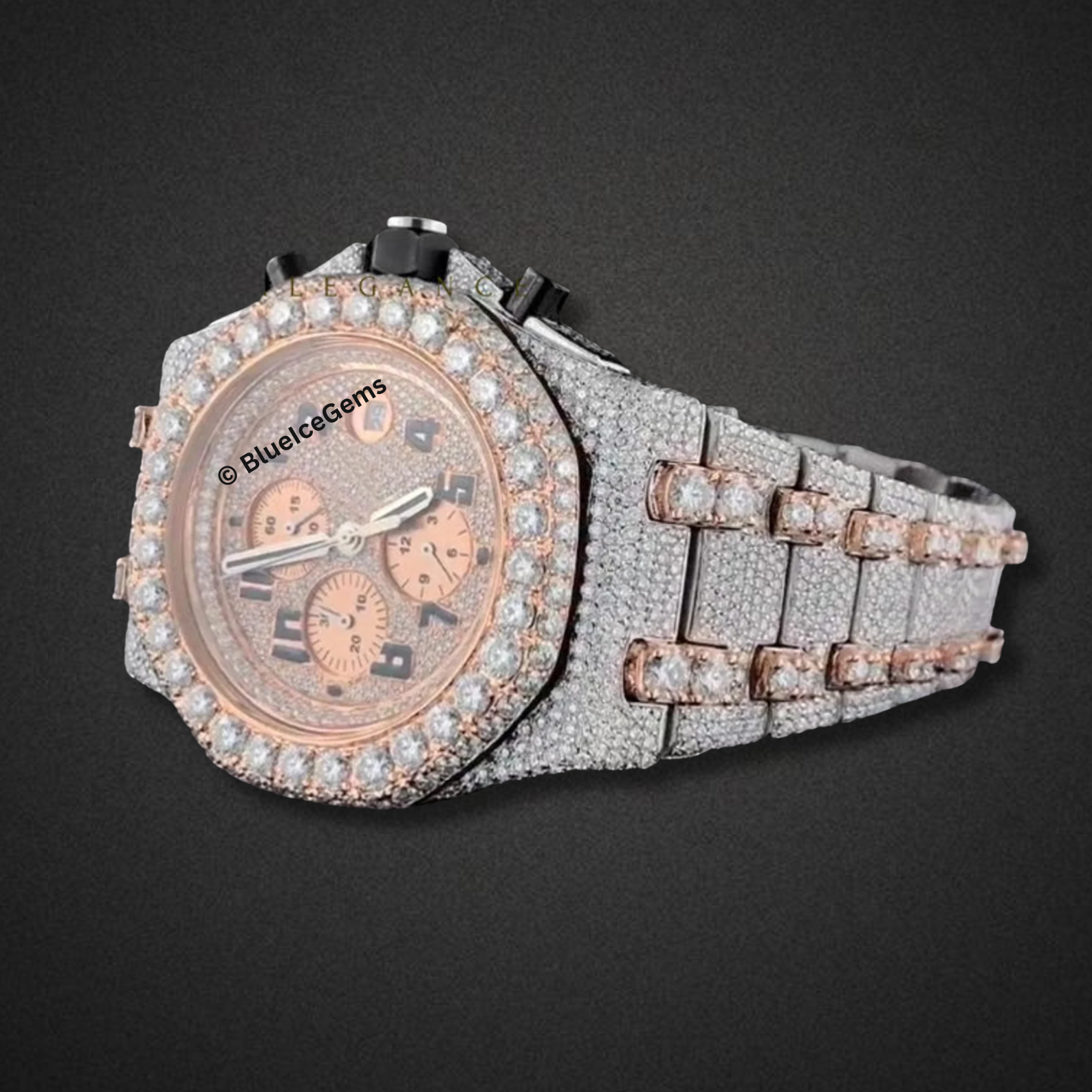 The "Gilded Chronos" Diamond Watch