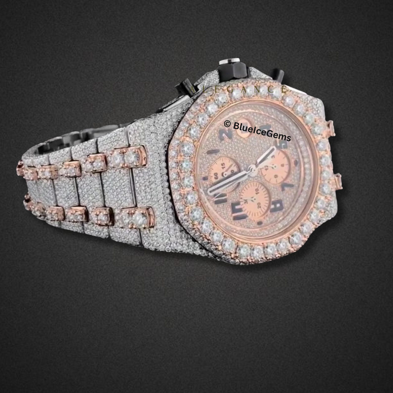 The "Gilded Chronos" Diamond Watch
