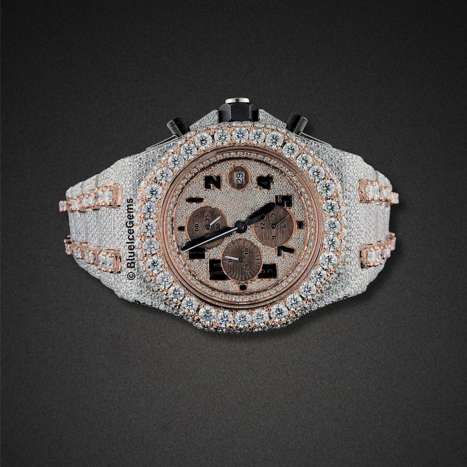 The "Gilded Chronos" Diamond Watch