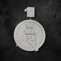 The "11 MV" Crowned Medallion Pendant
