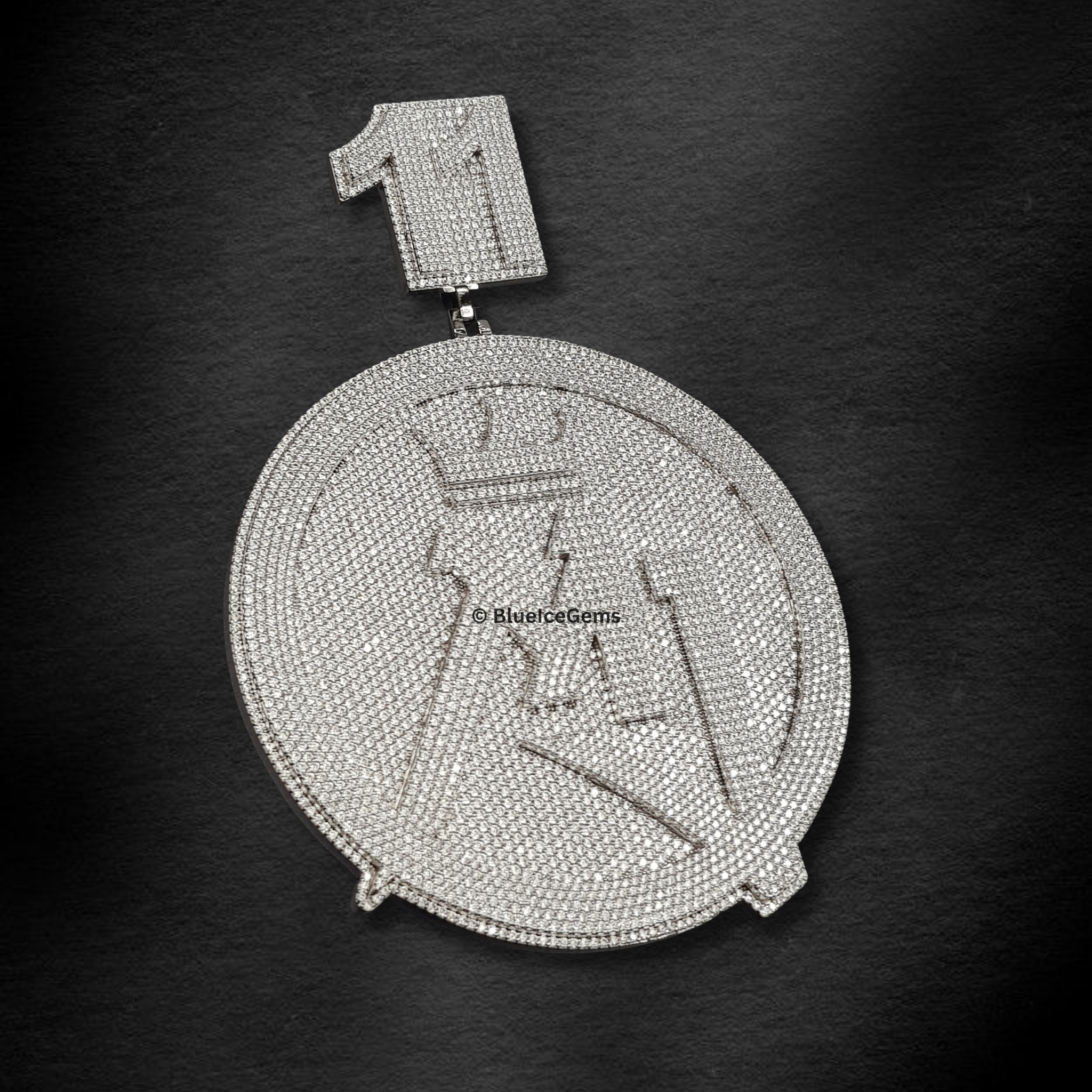 The "11 MV" Crowned Medallion Pendant