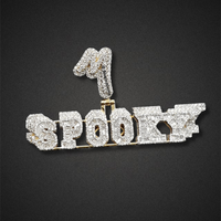 The "1 SPOOKY" Diamond Statement Pendant
