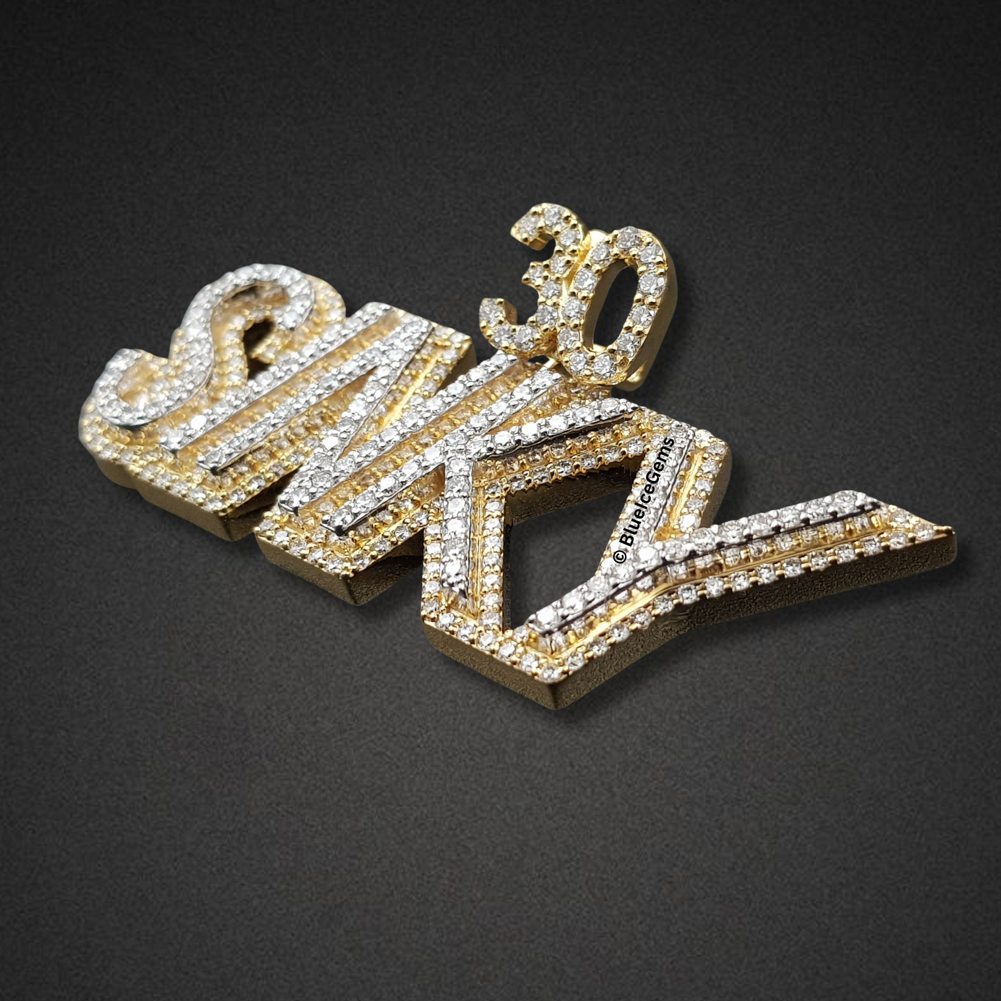 The "30 SINKY" Diamond Statement Pendant