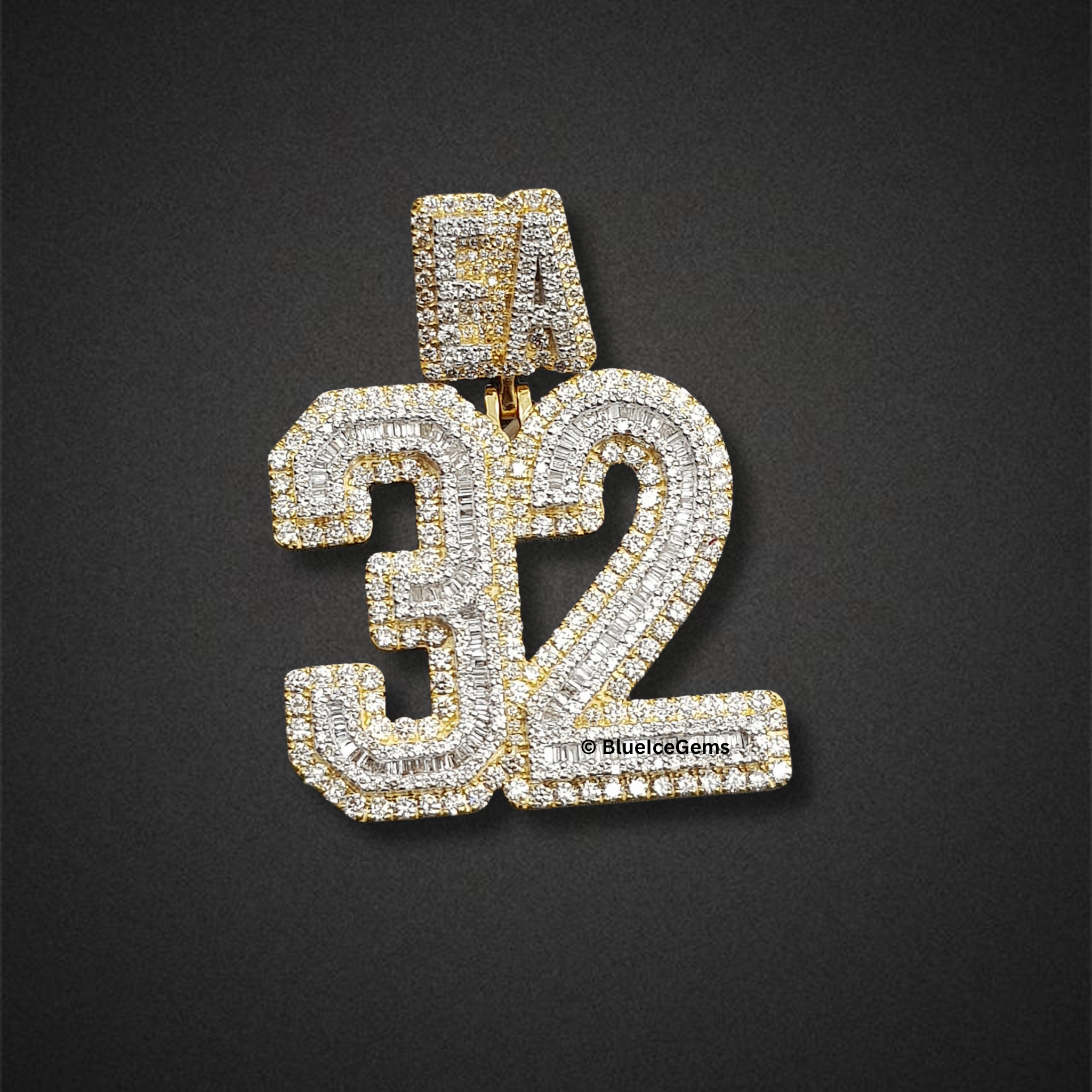 The "32" Diamond Legacy Number Pendant
