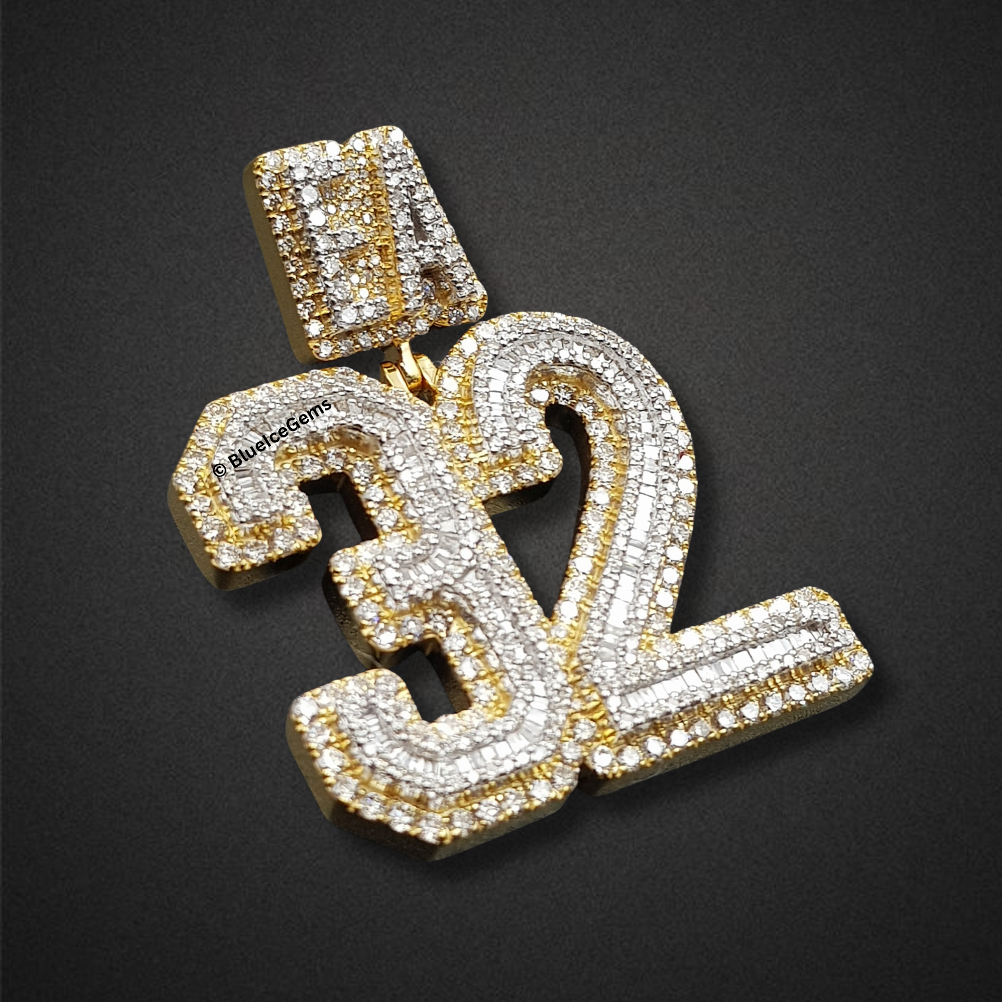 The "32" Diamond Legacy Number Pendant