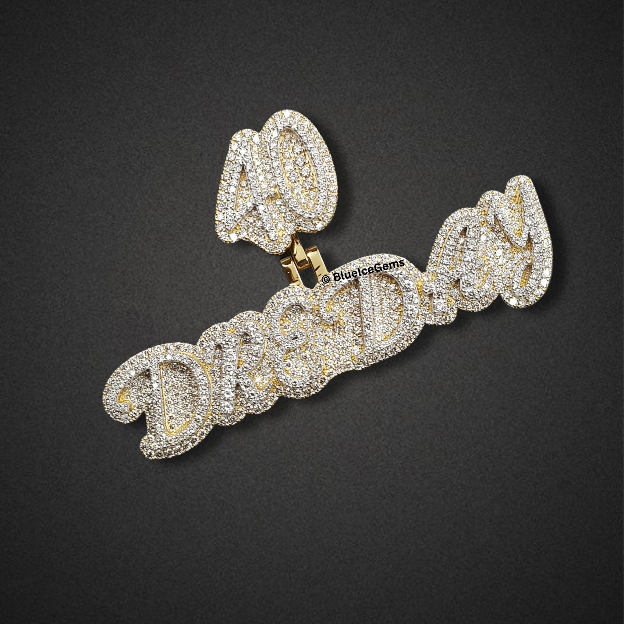 The "40th Birthday" Diamond Script Pendant