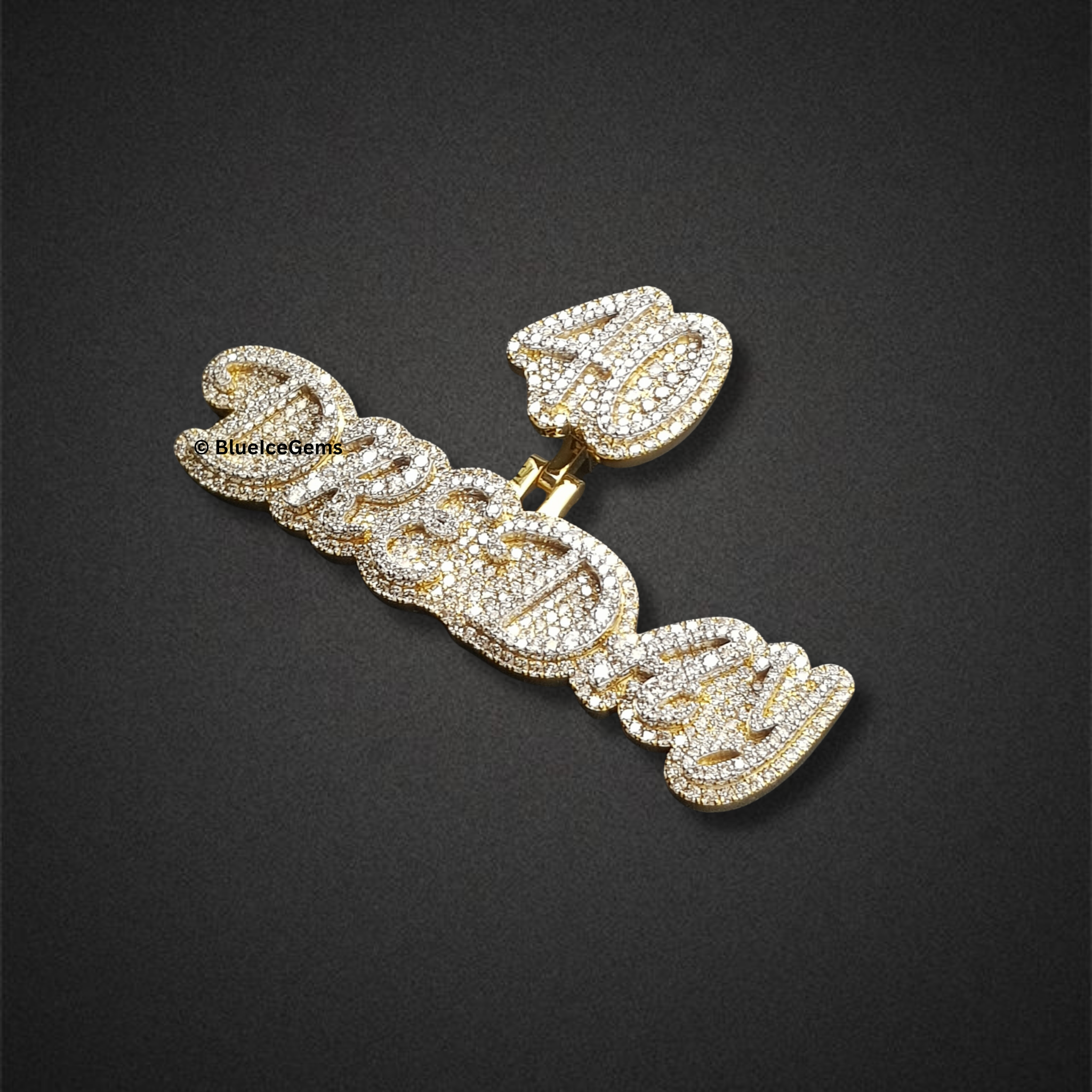 The "40th Birthday" Diamond Script Pendant