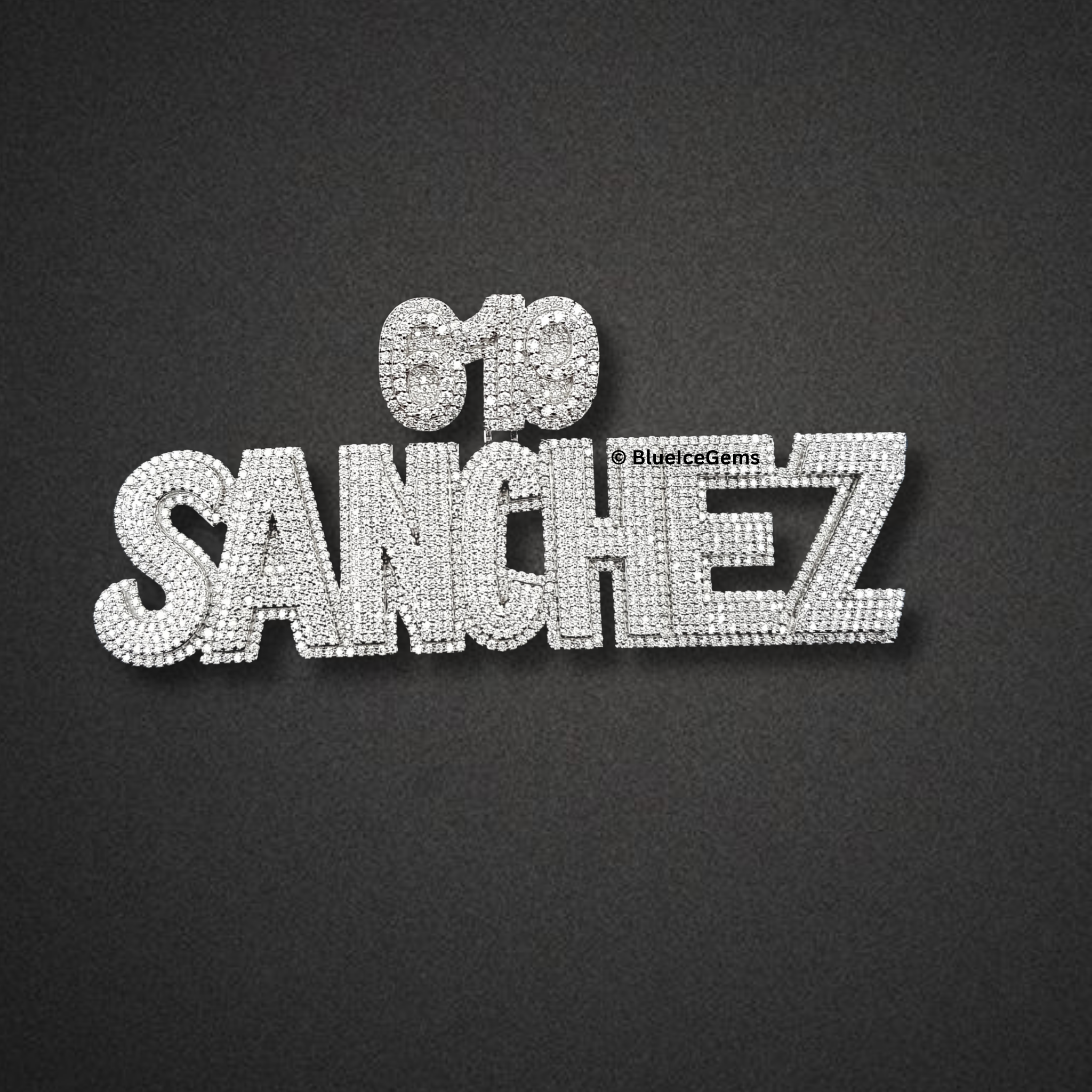 The "619 Sanchez" Diamond Statement Pendant
