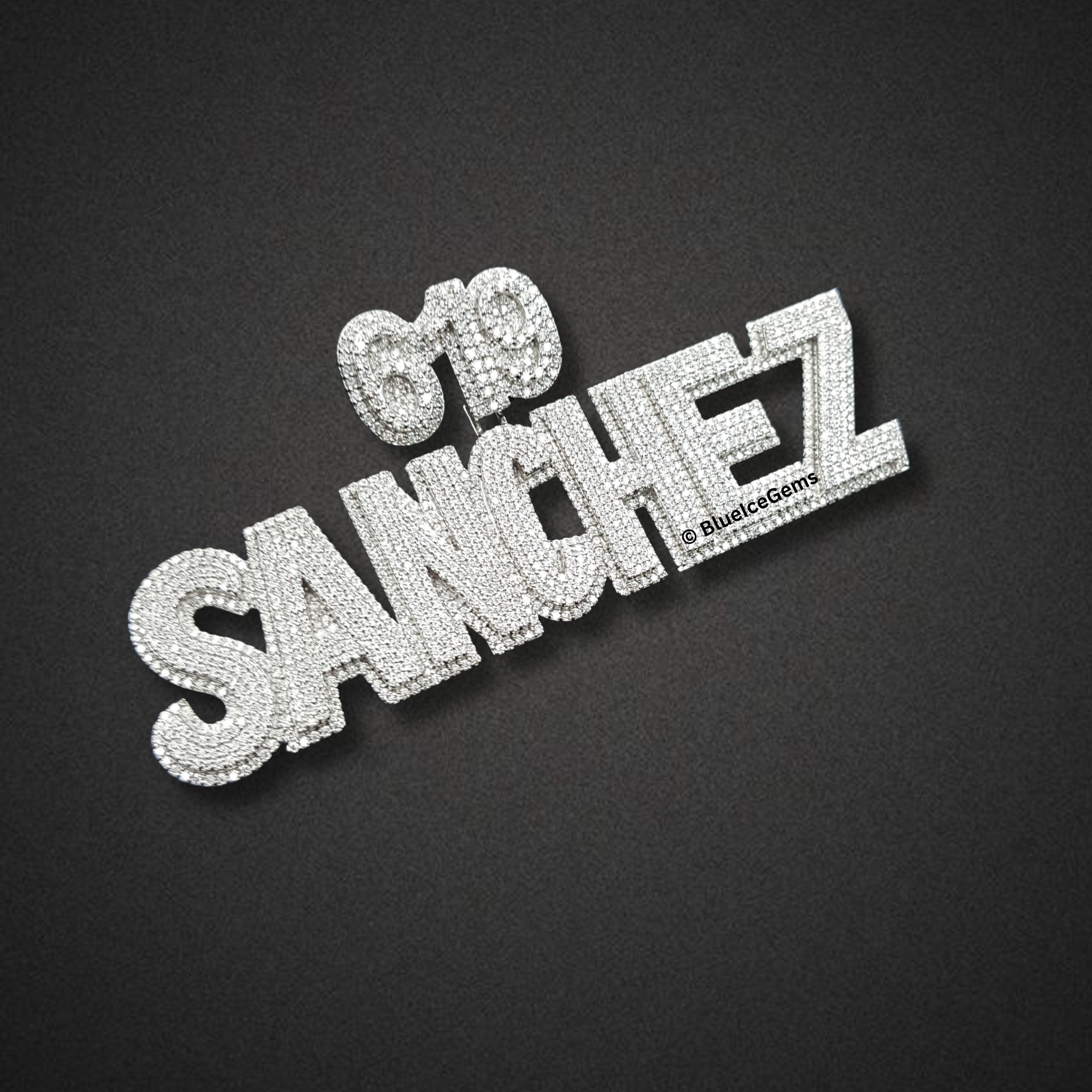 The "619 Sanchez" Diamond Statement Pendant