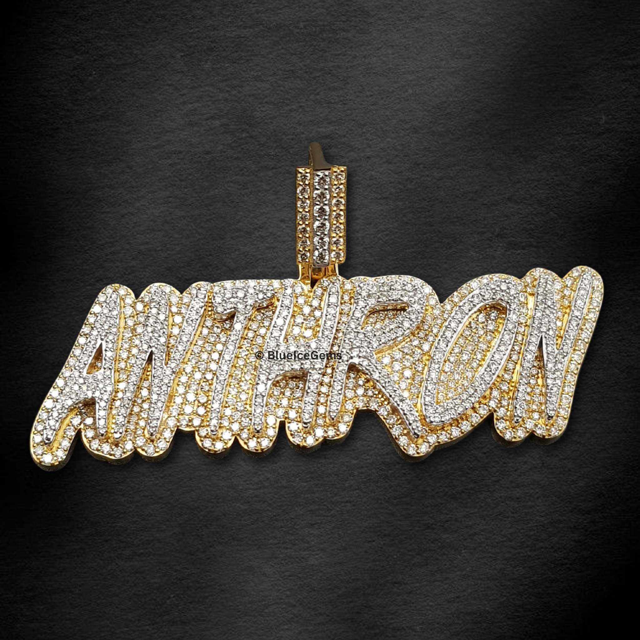 The "ANTHRON" Diamond Signature Pendant