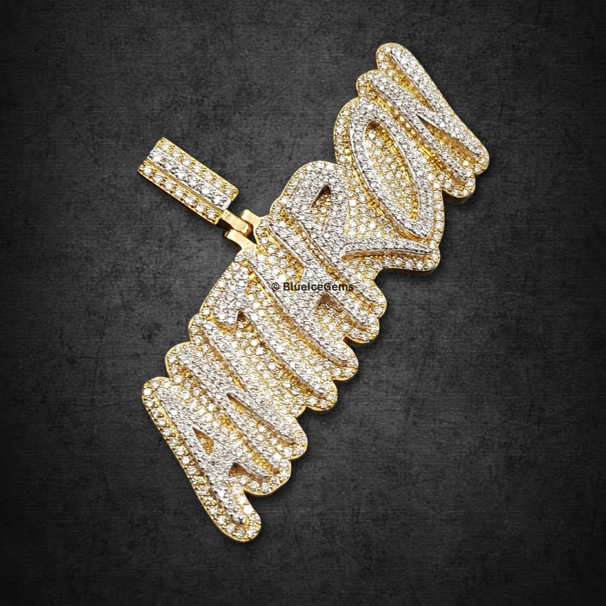 The "ANTHRON" Diamond Signature Pendant