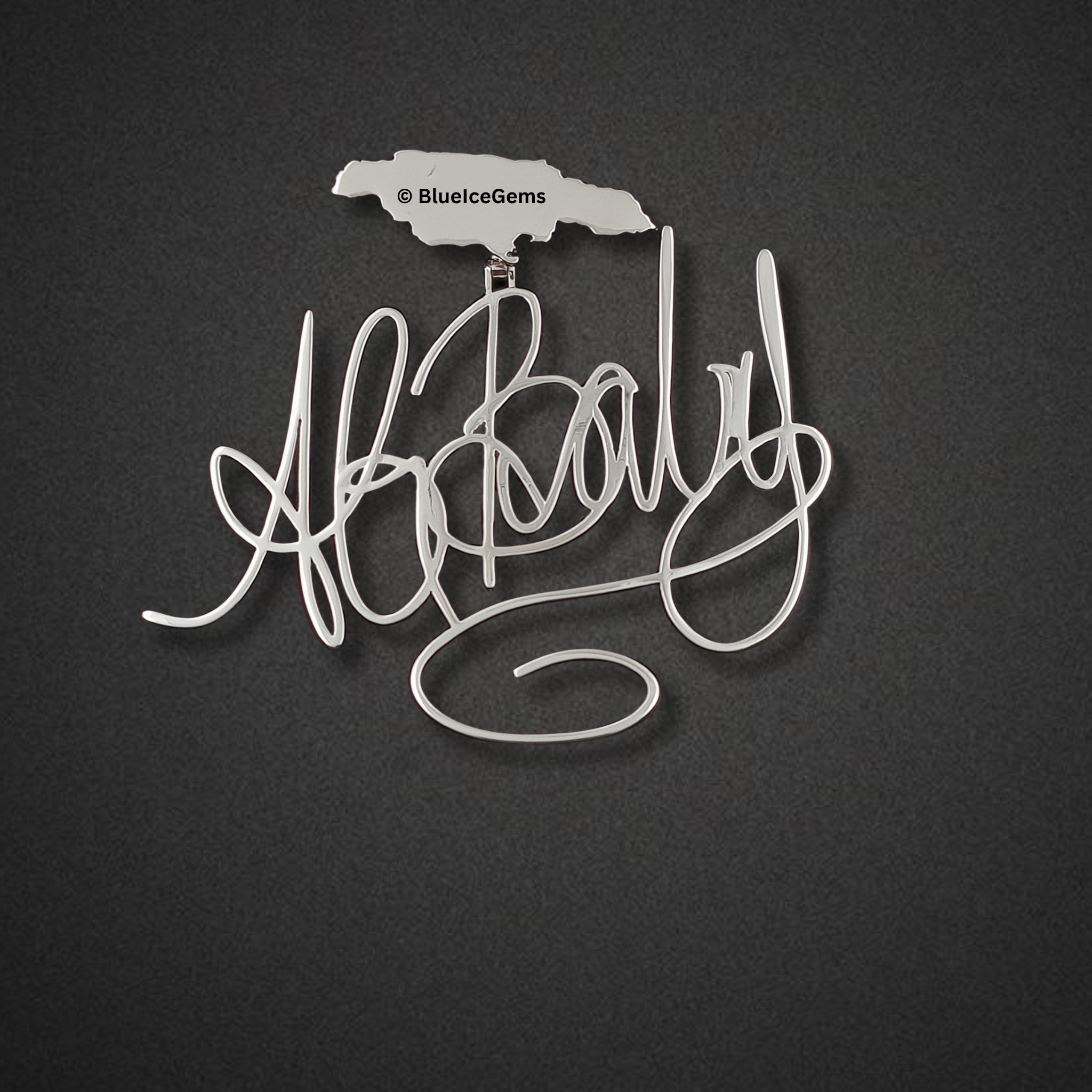 The "Ah Baby Jamaica" Signature Pendant