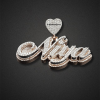 The "Niya" Heartfelt Diamond Script Pendant