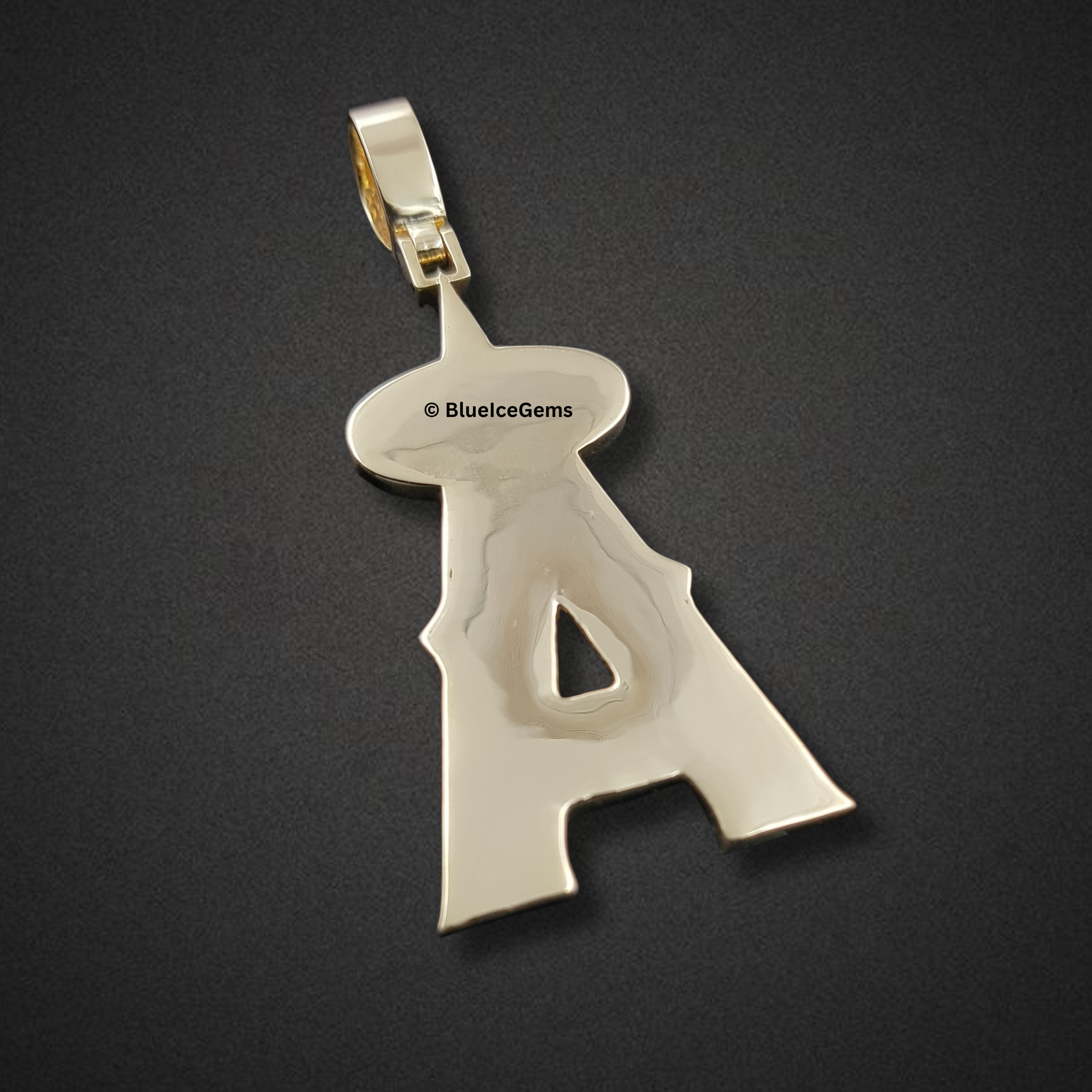 The "Angel A" Diamond Statement Pendant