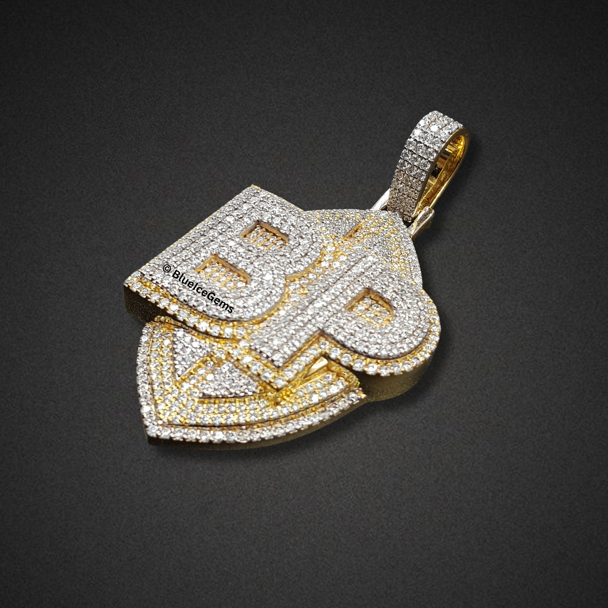 The "BP Shield" Diamond Emblem Pendant