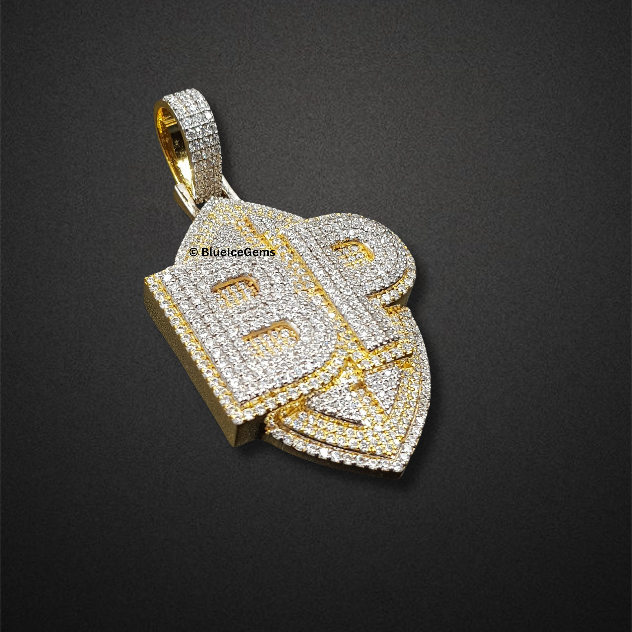 The "BP Shield" Diamond Emblem Pendant