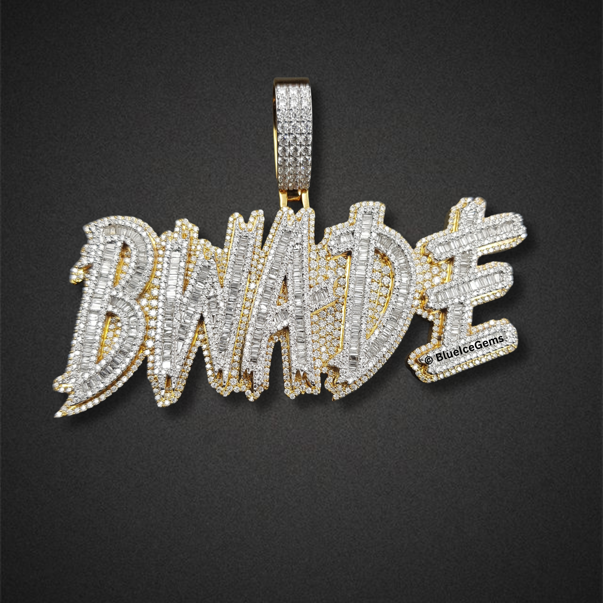 The "BWADE" Grand Diamond Statement Pendant