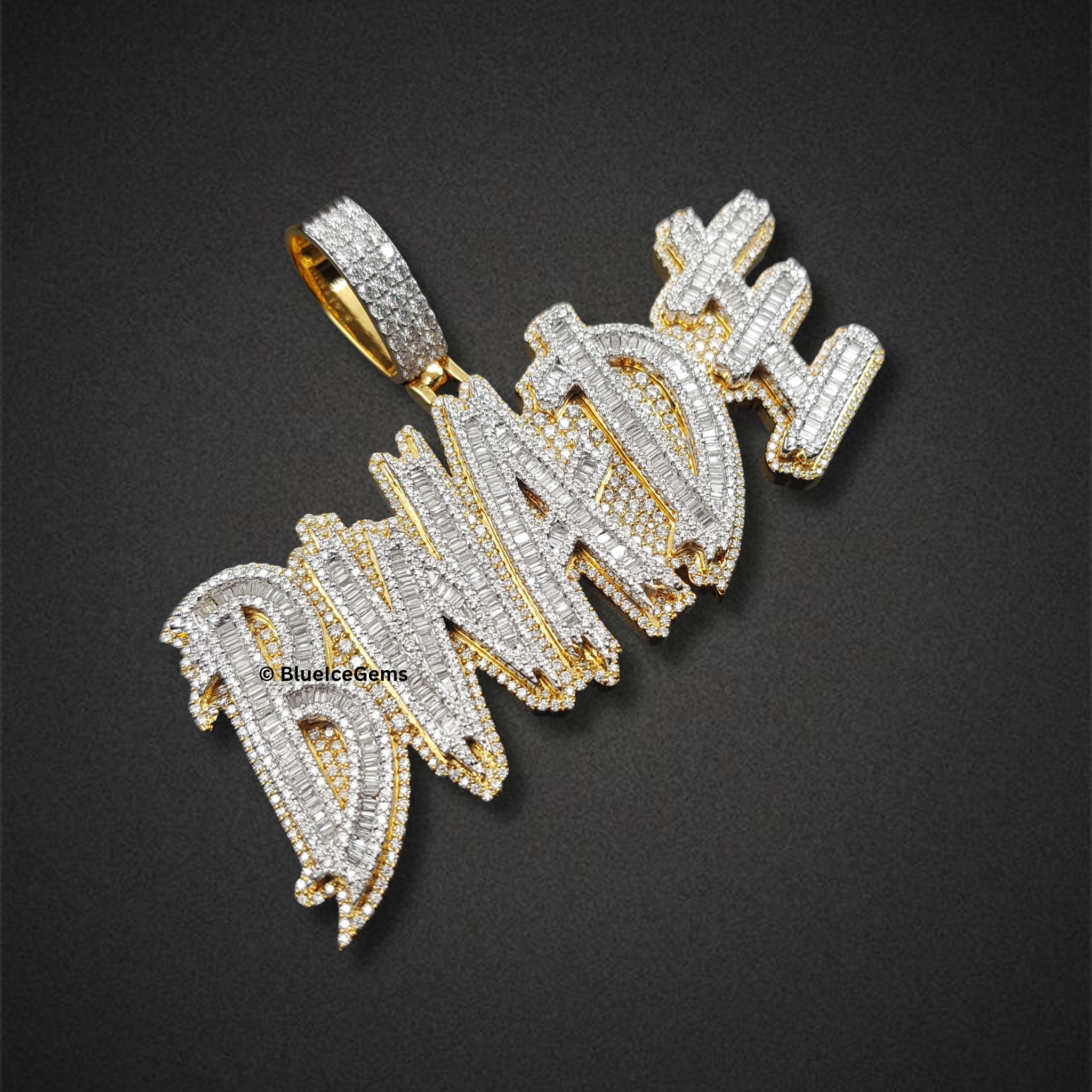 The "BWADE" Grand Diamond Statement Pendant