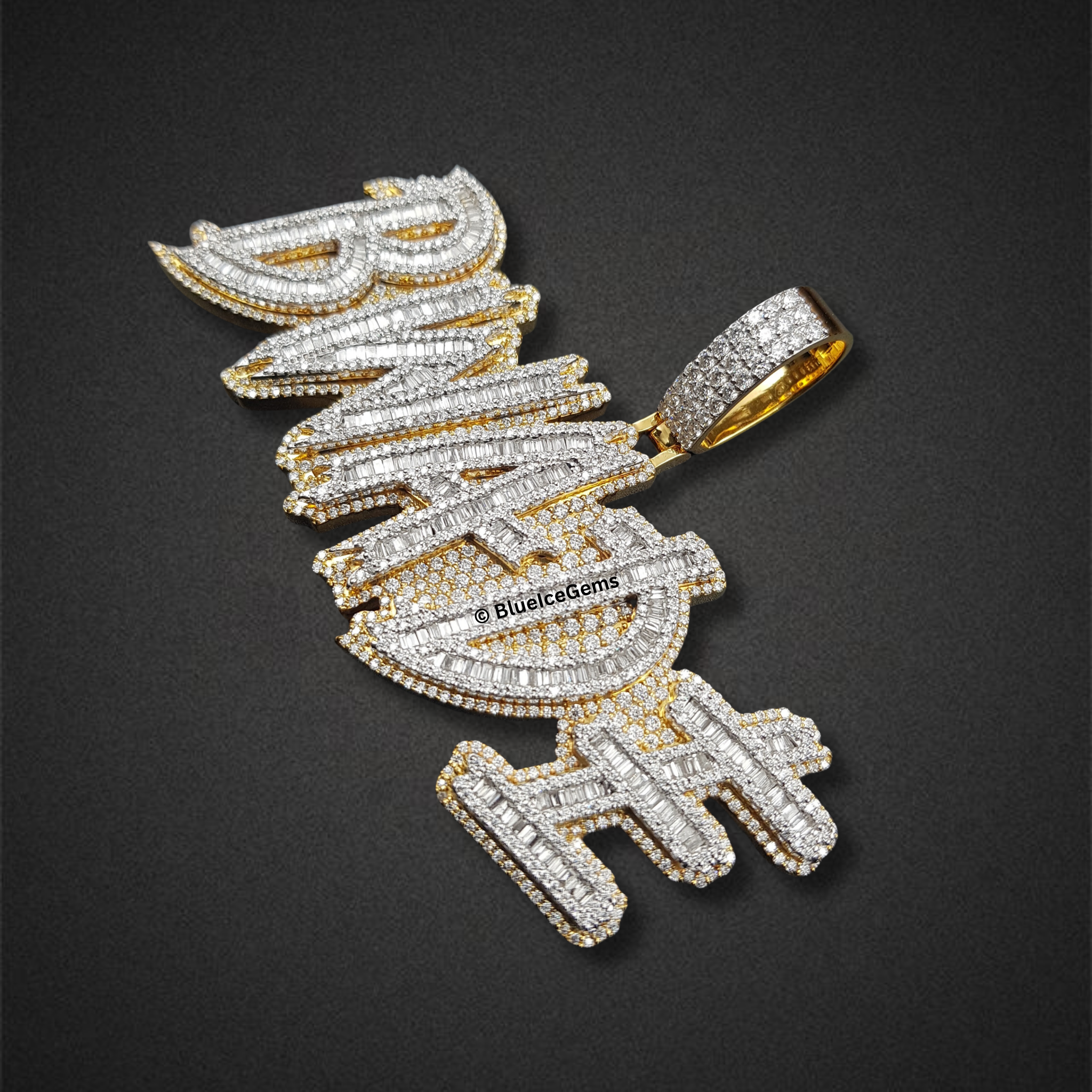 The "BWADE" Grand Diamond Statement Pendant
