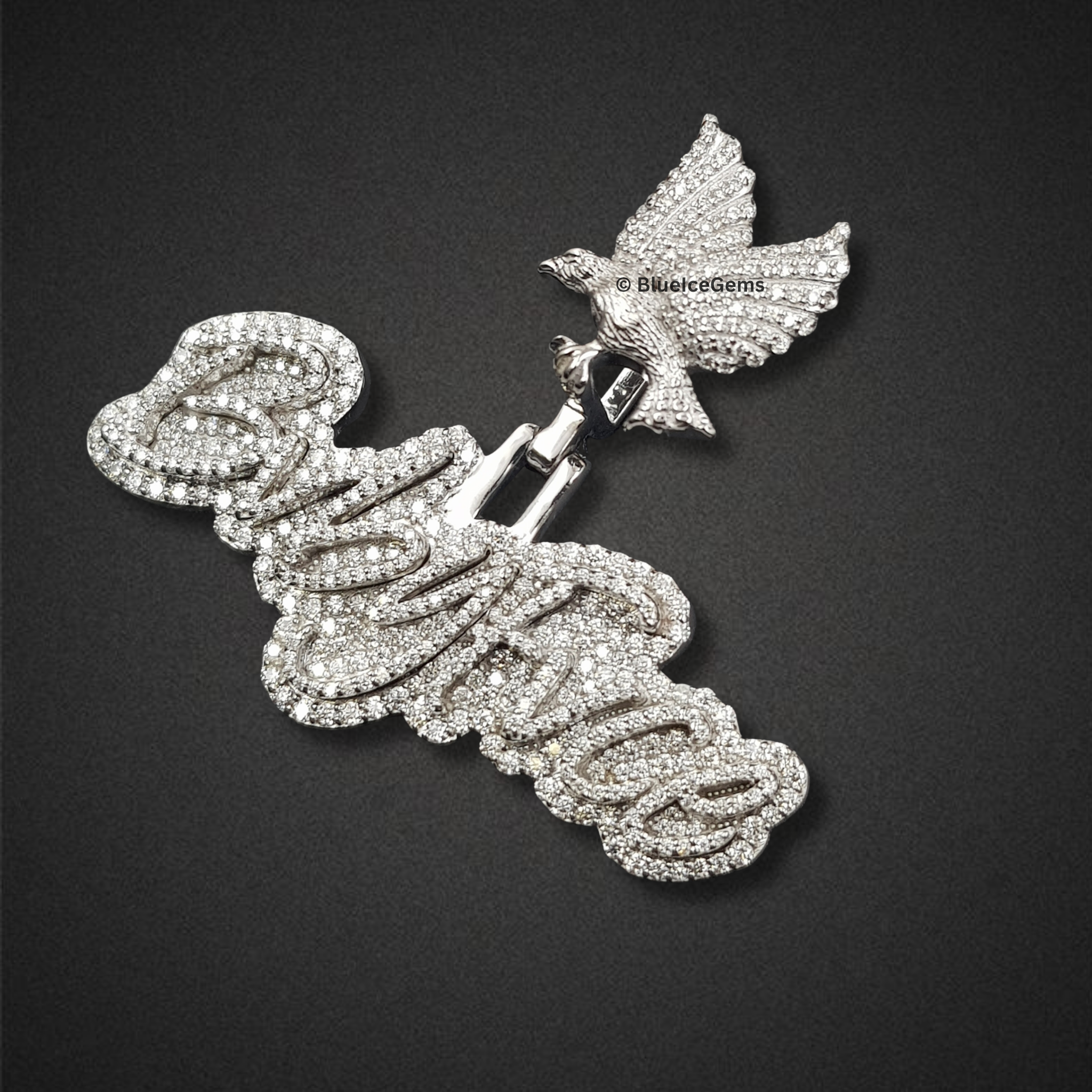 The "Baby Face" Diamond Dove Pendant